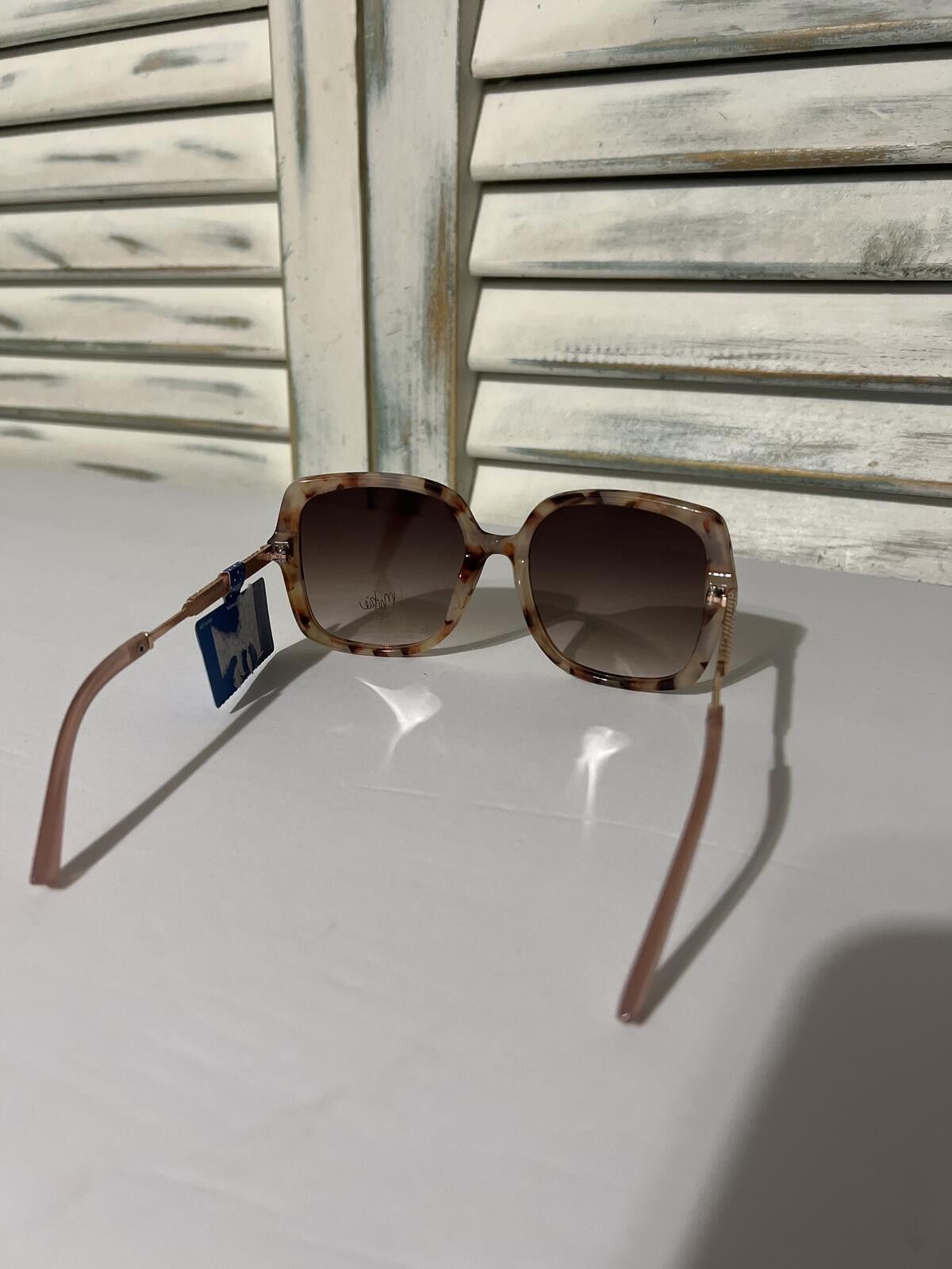 Other Bob Mackie Oversized Square Tortoiseshell Sunglasses Size ONE SIZE - 6 Thumbnail
