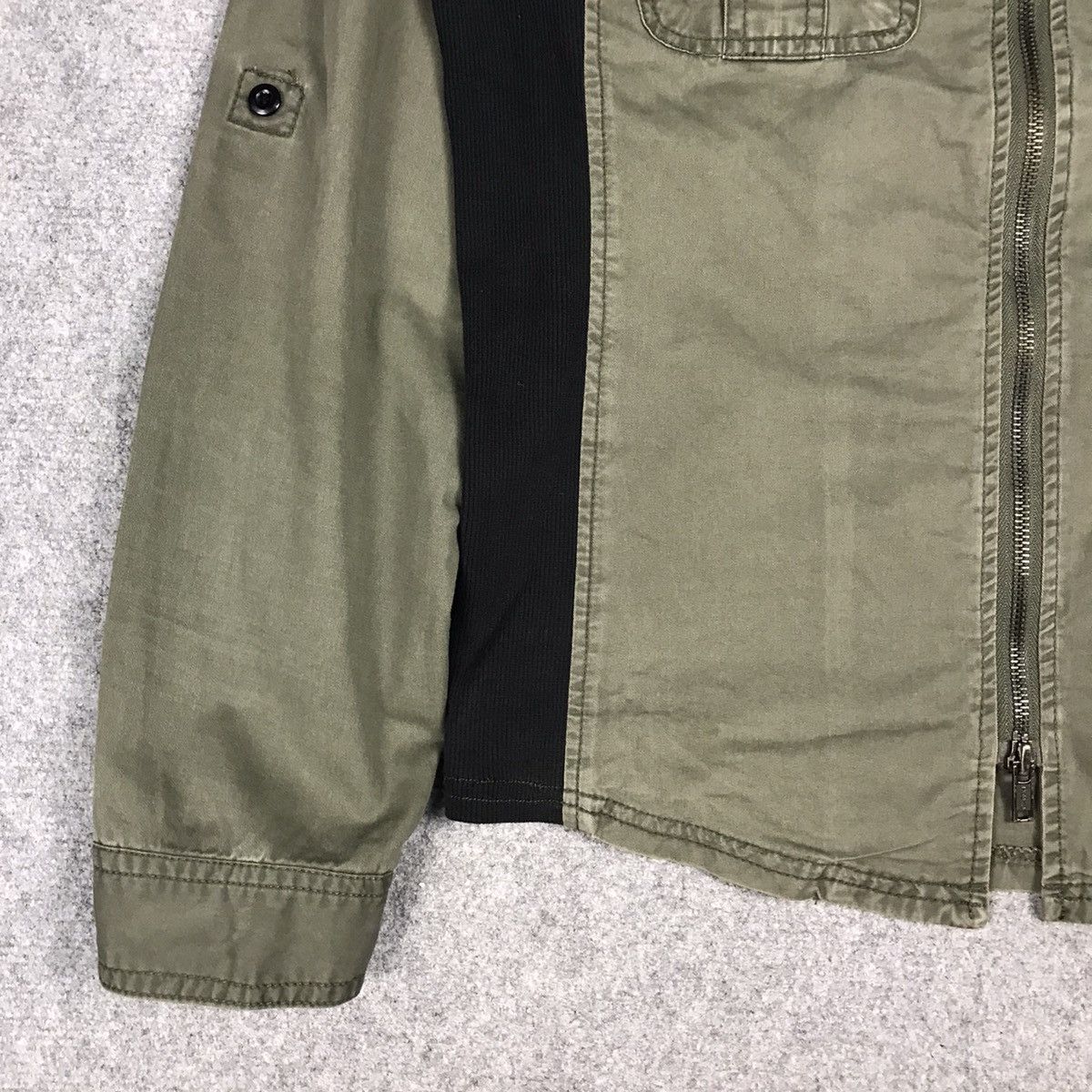 Japanese Brand RESCUSE SQUAD EMBROIDERY DESIGN ZIPPER DOUBLES POCKET JACKET Size US M / EU 48-50 / 2 - 6 Thumbnail