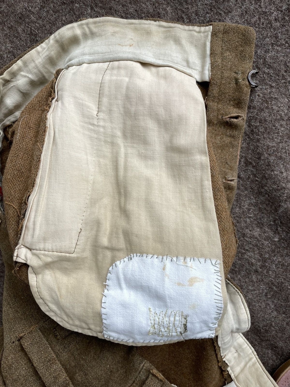 Other Vintage Antique ~20-40s(?) Military/Workwear Shorts Size US 30 / EU 46 - 14 Thumbnail