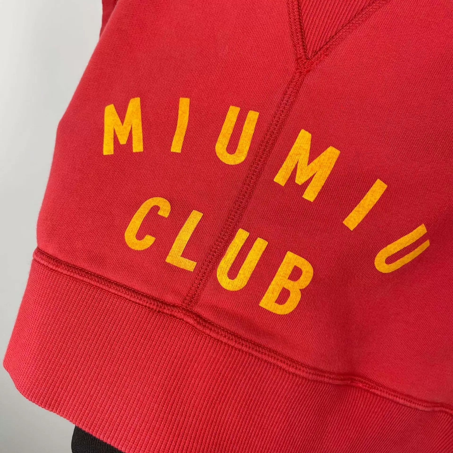 Miu Miu Miu Miu Women's High-Waist Red T-Shirt Size S Size S / US 4 / IT 40 - 3 Thumbnail