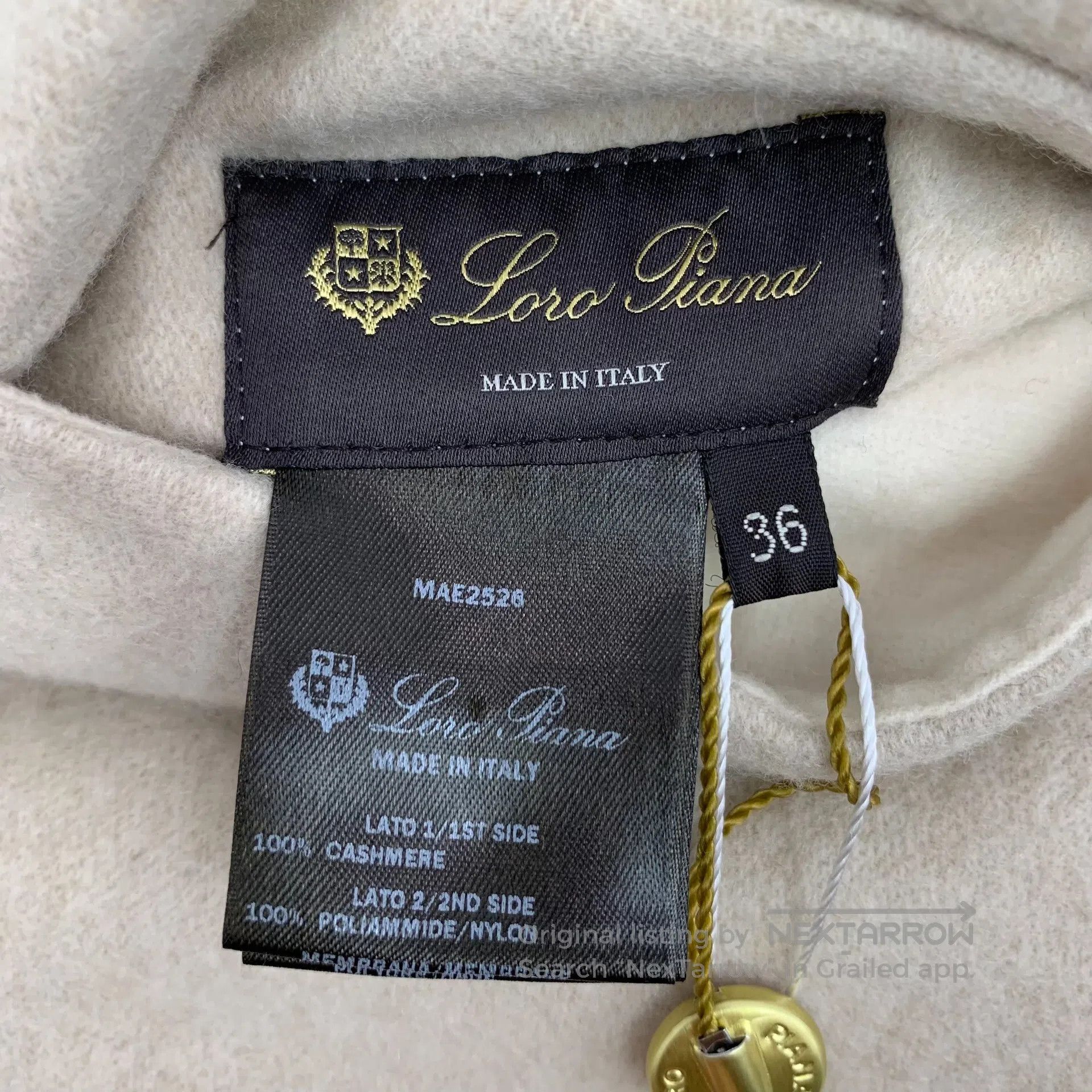 Loro Piana LORO PIANA Color Blocked Cashmere Hooded Long Sleeve Rever Size XS / US 0-2 / IT 36-38 - 7 Thumbnail