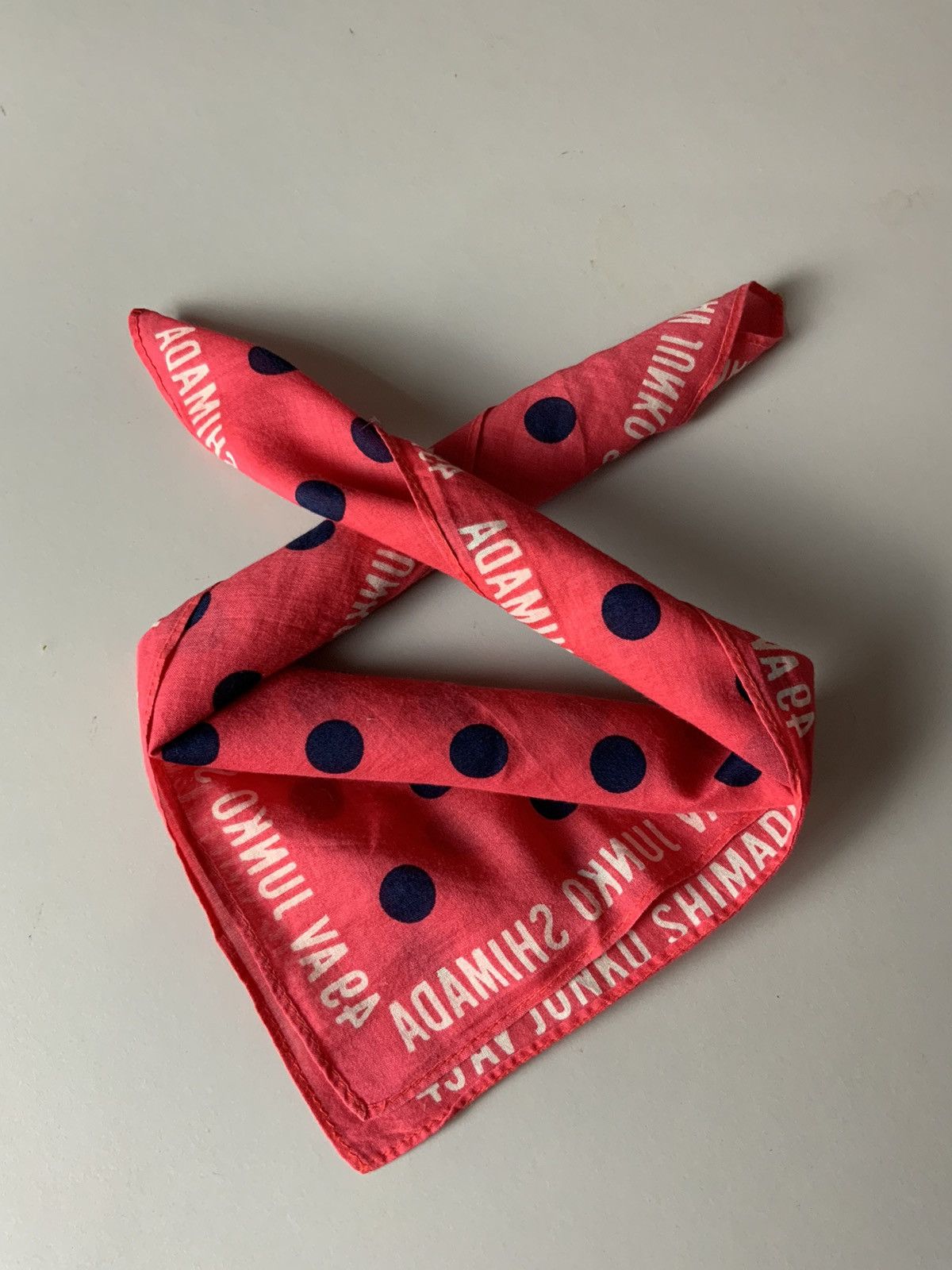 Japanese Brand 49 AV Junko Shimada Polkadot Bandana Size ONE SIZE - 2 Thumbnail