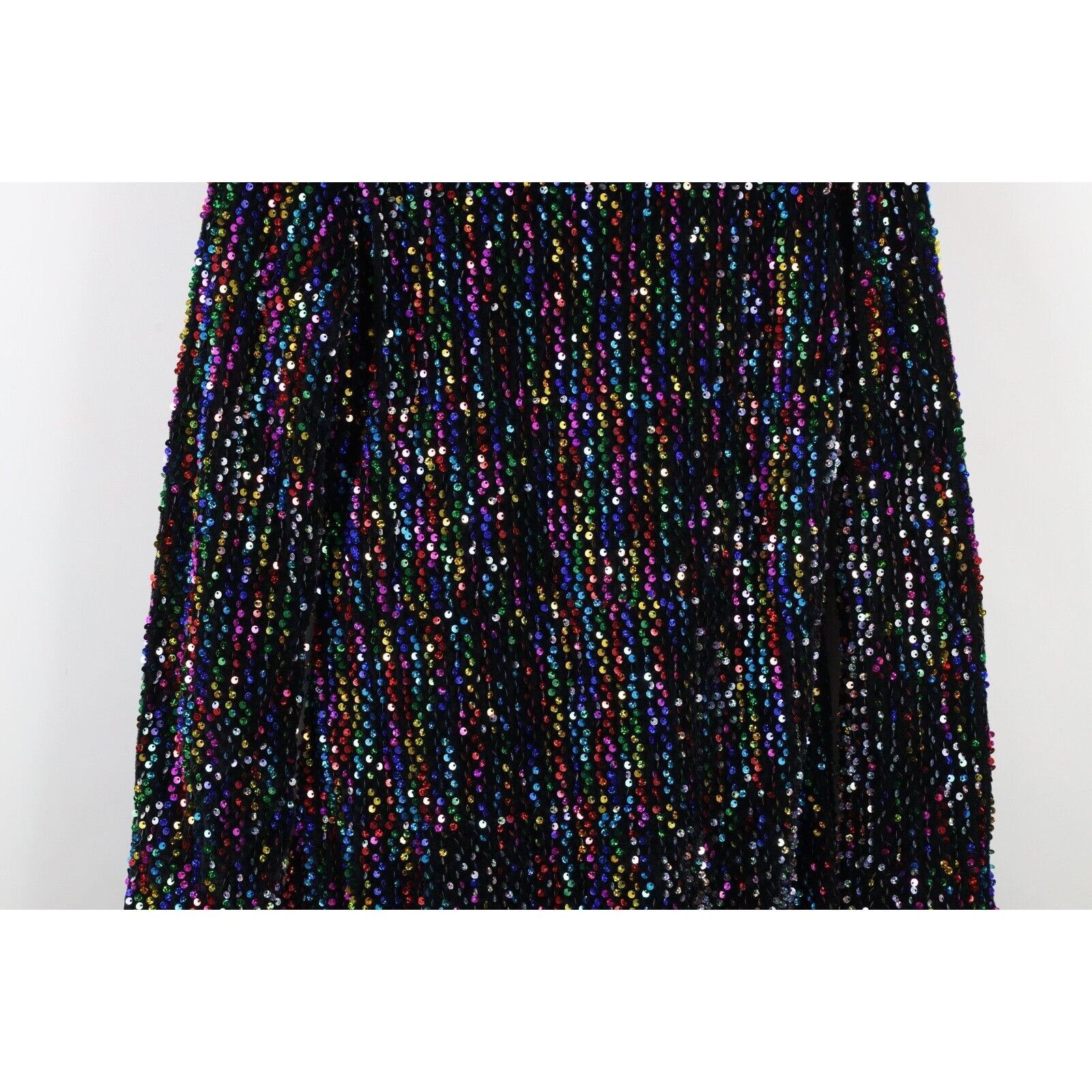 Vintage Vintage 90s Y2K Streetwear Rainbow Sequin Dress Size M / US 6-8 / IT 42-44 - 3 Thumbnail