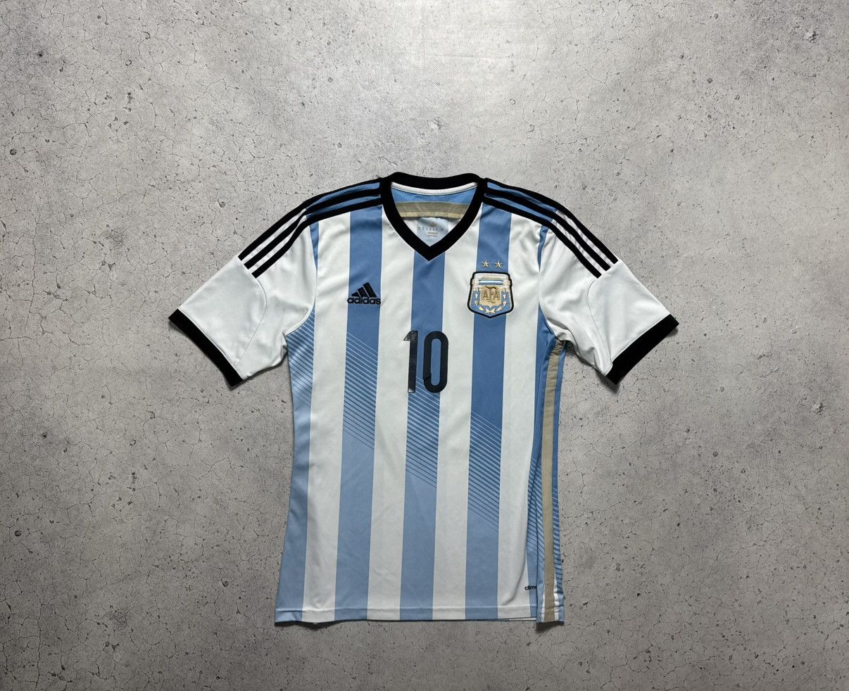 Adidas Adidas Argentina Team Lionel Messi #10 2013/14 Soccer Jersey Size US S / EU 44-46 / 1 - 2 Thumbnail