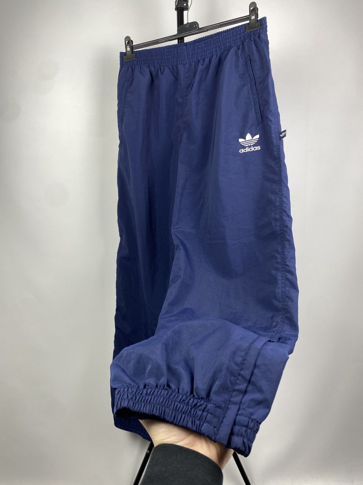 Adidas × Vintage Vintage 90s Adidas logo pants nylon Drill y2k Men’s M size Size US 32 / EU 48 - 3 Thumbnail