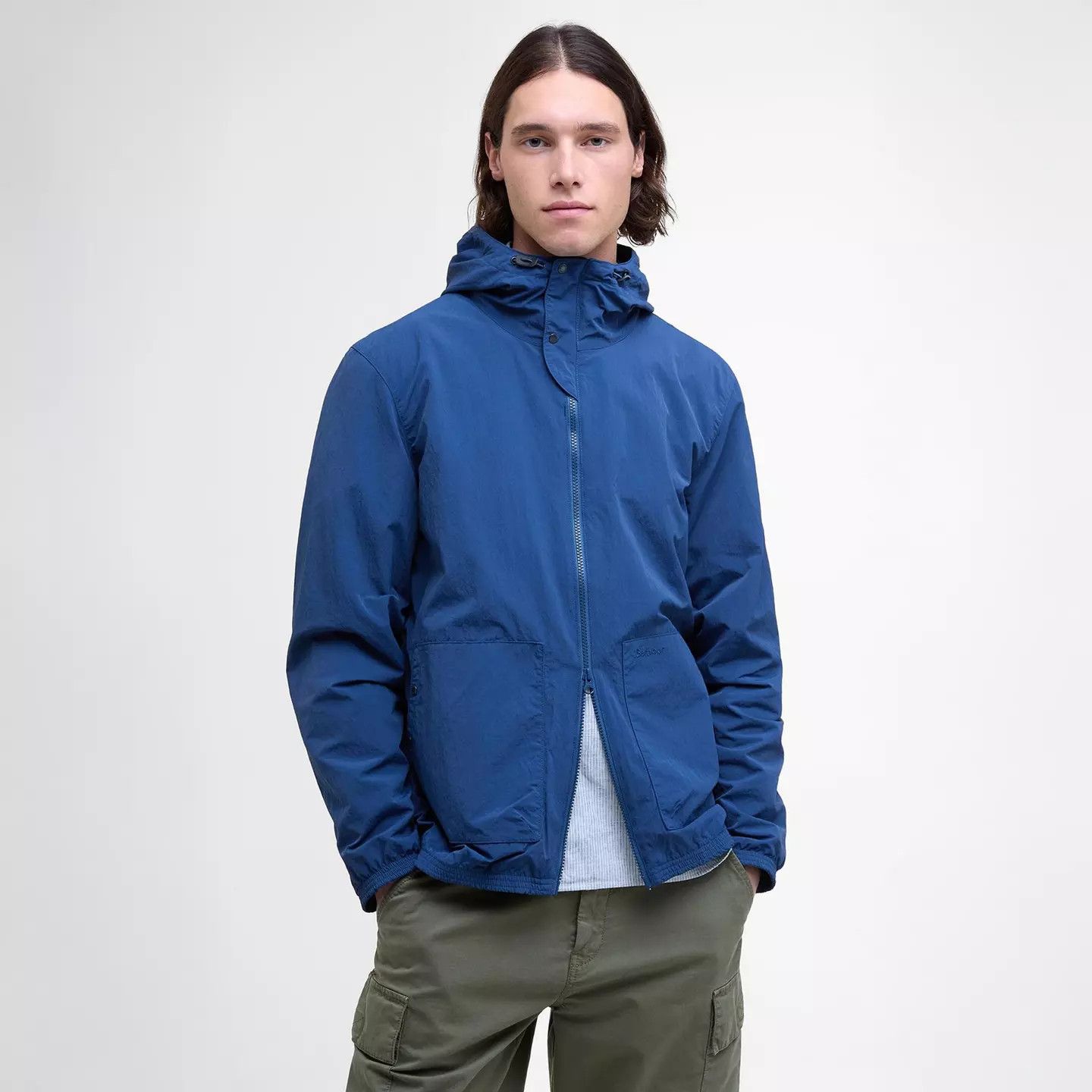 Barbour o1g2r1mq0426 Showerproof Hooded Rain Anorak Jacket in Blue Size US S / EU 44-46 / 1 - 2 Thumbnail