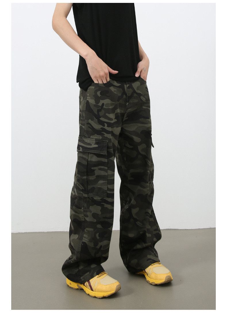 Japanese Brand × Jean American street pocket camouflage cargo jeans Size US 32 / EU 48 - 6 Thumbnail