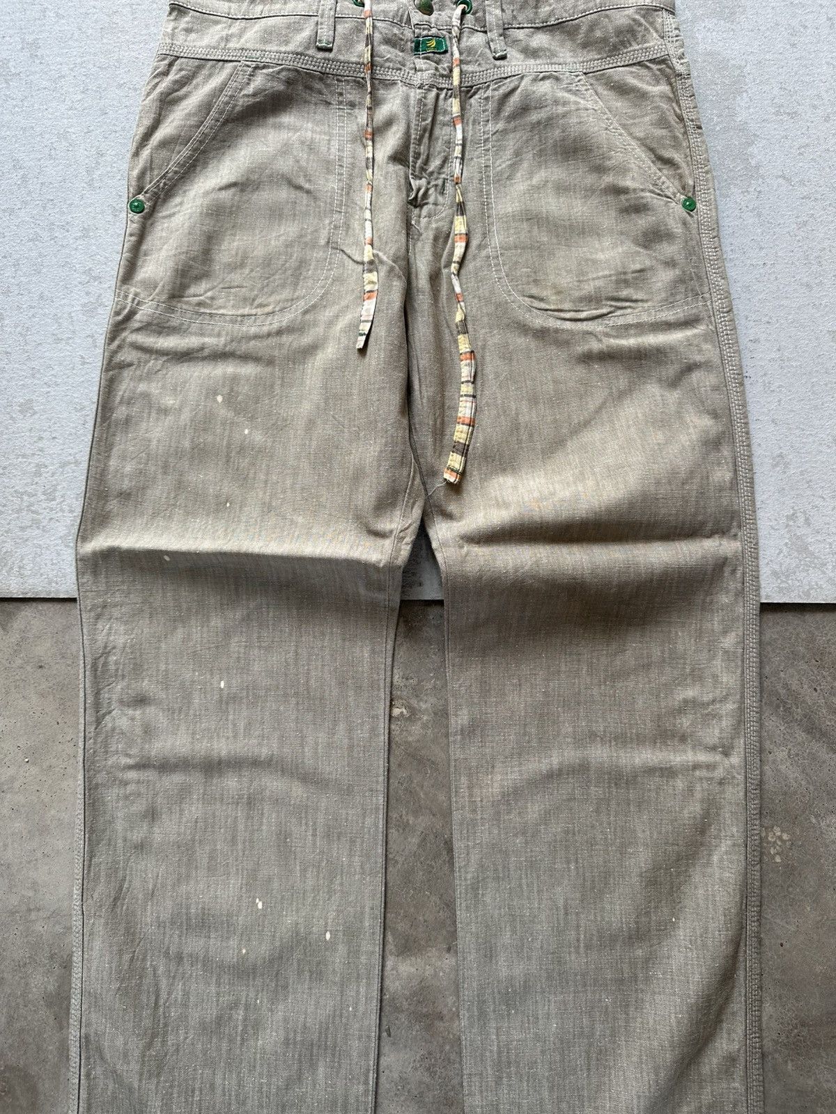 Vintage 702RS Vintage EDWIN TOKYO-JAPAN Jean Roll Ups Denim Pants Size US 33 - 2 Thumbnail