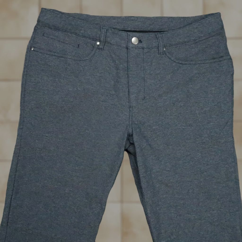 Lululemon Lululemon Pants Mens 33x32 Blue ABC Slim Fit 5 Pocket Tech Canvas Shirt? Size US 33 - 1 Thumbnail
