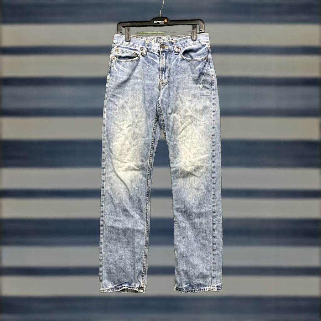 American Eagle Outfitters American Eagle Outfitters Jeans Mens 29x32 Extreme Flex Slim Straight Casual Light Wash Size US 29 - 1 Thumbnail