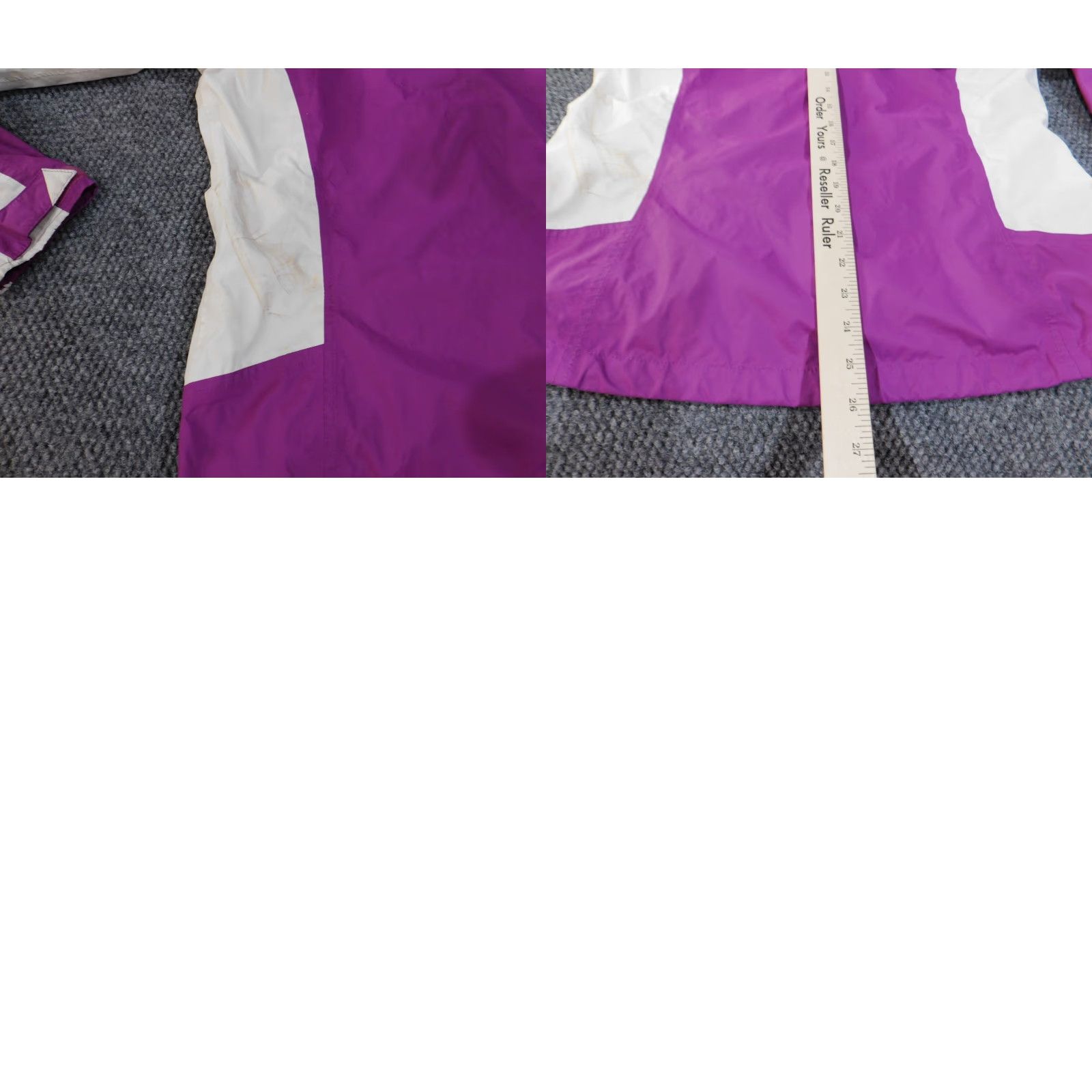 Vintage Columbia Windbreaker Jacket Womens Medium Purple Zip Outdoor Omni-TeC Lined Fall Spring Size M / US 6-8 / IT 42-44 - 9 Thumbnail