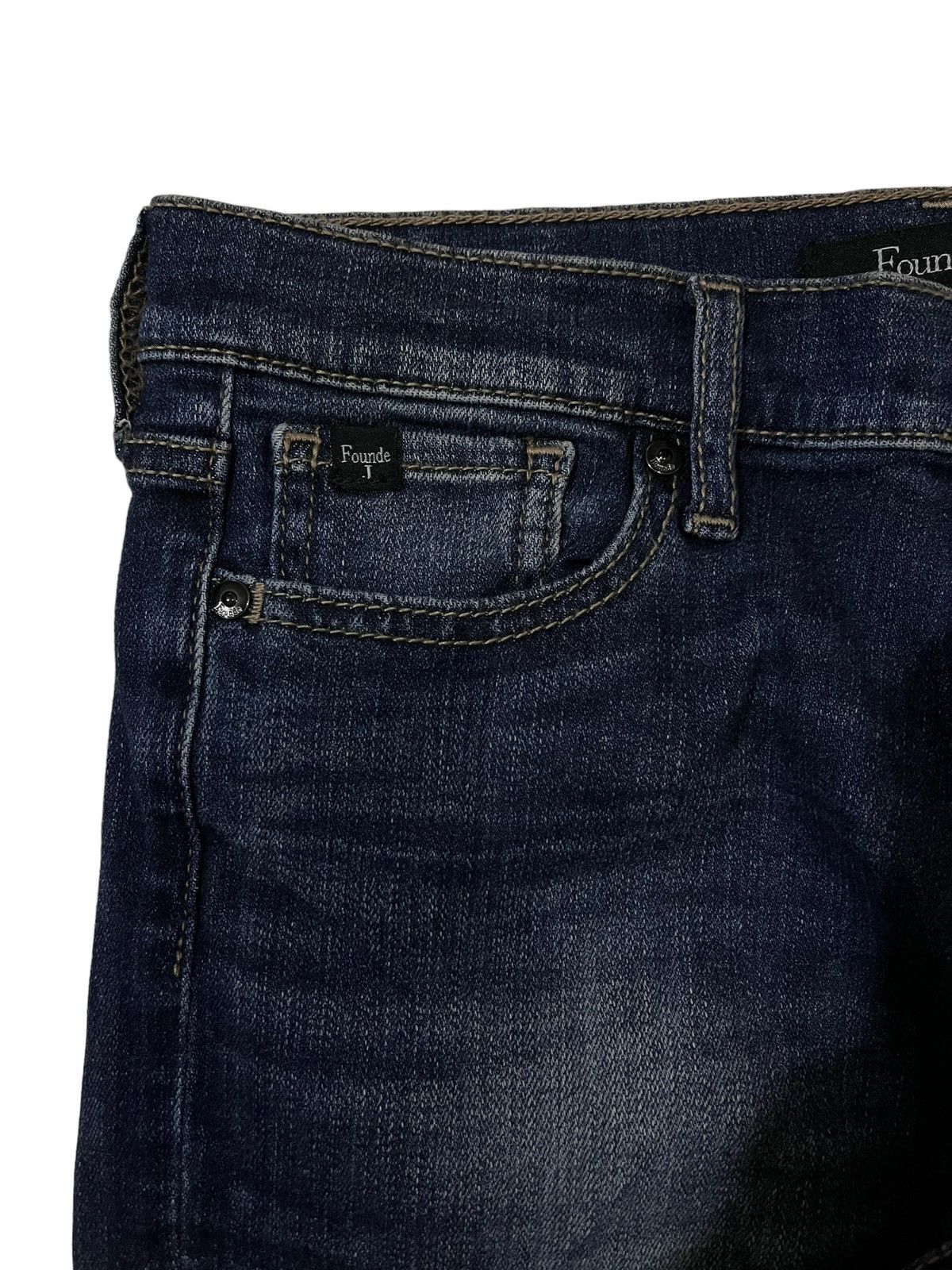 Japanese Brand Founde Jeans Slim Fits Cropped Jeans Size 30" / US 8 / IT 44 - 5 Thumbnail