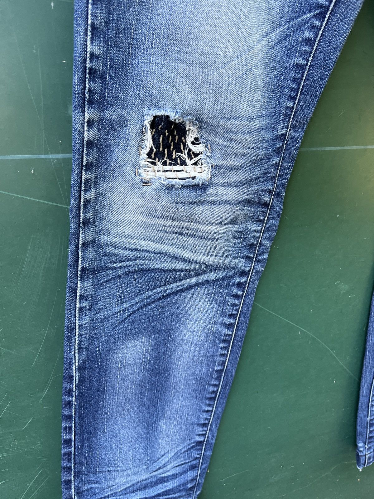 Desigual Desigual y2k Ripped Jeans Denim Washed Size US 30 / EU 46 - 5 Thumbnail