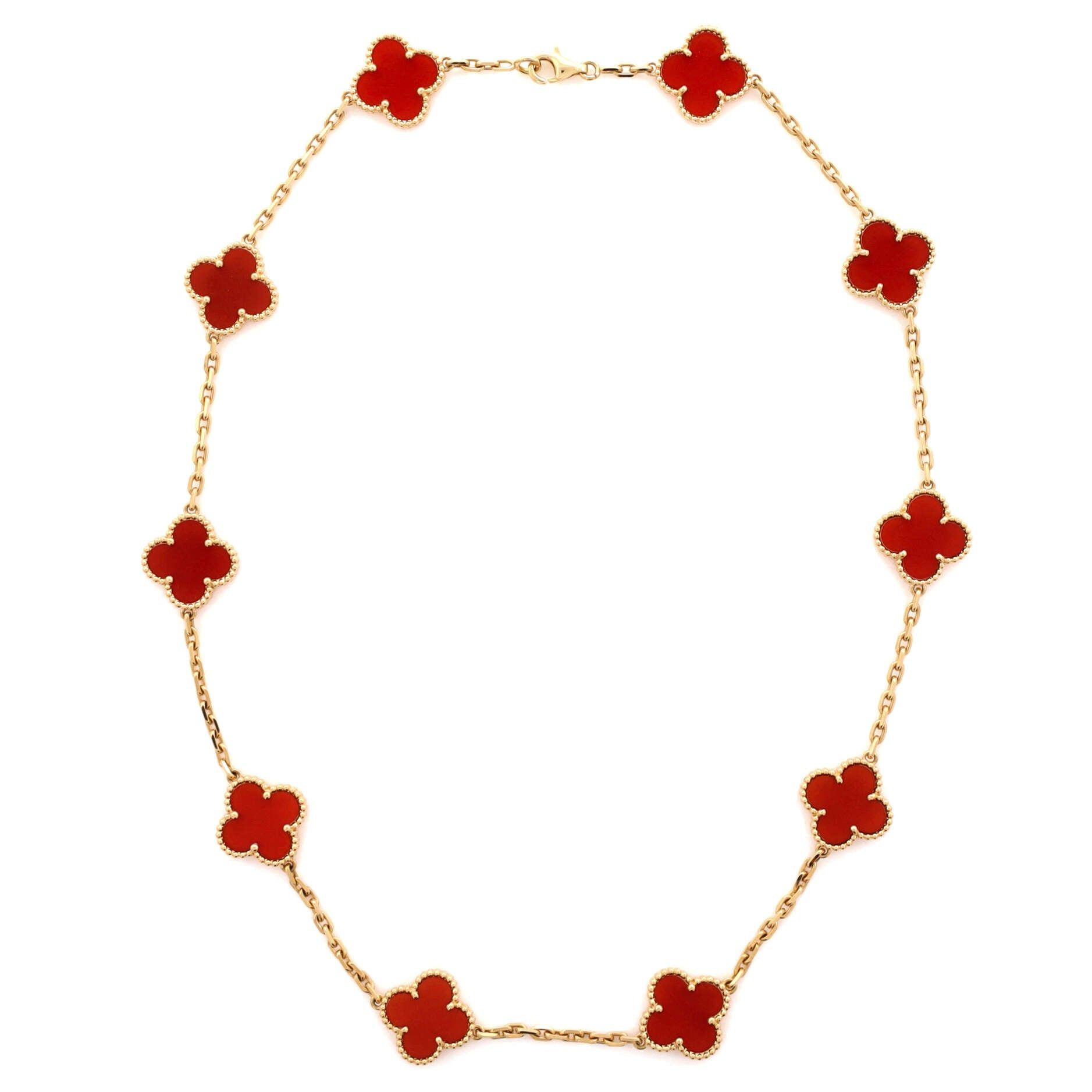 Vintage Alhambra 10 Motifs Necklace