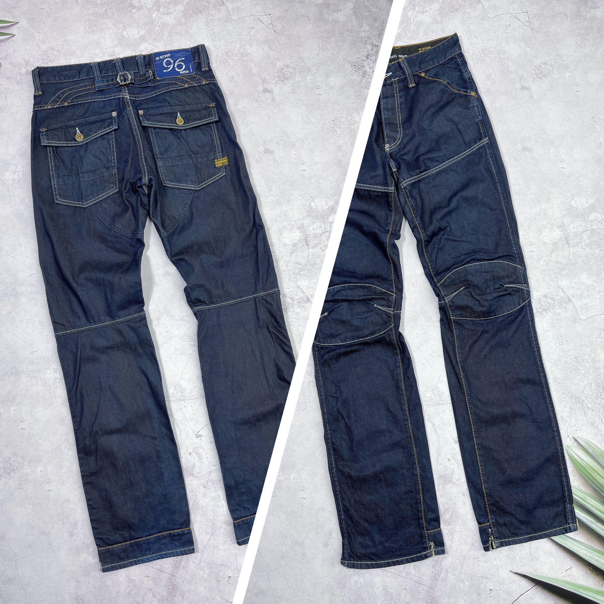 G-Star G-Star Raw 96 Denim Pants Jeans Elwood Heritage Narrow Size US 32 / EU 48 - 8 Thumbnail