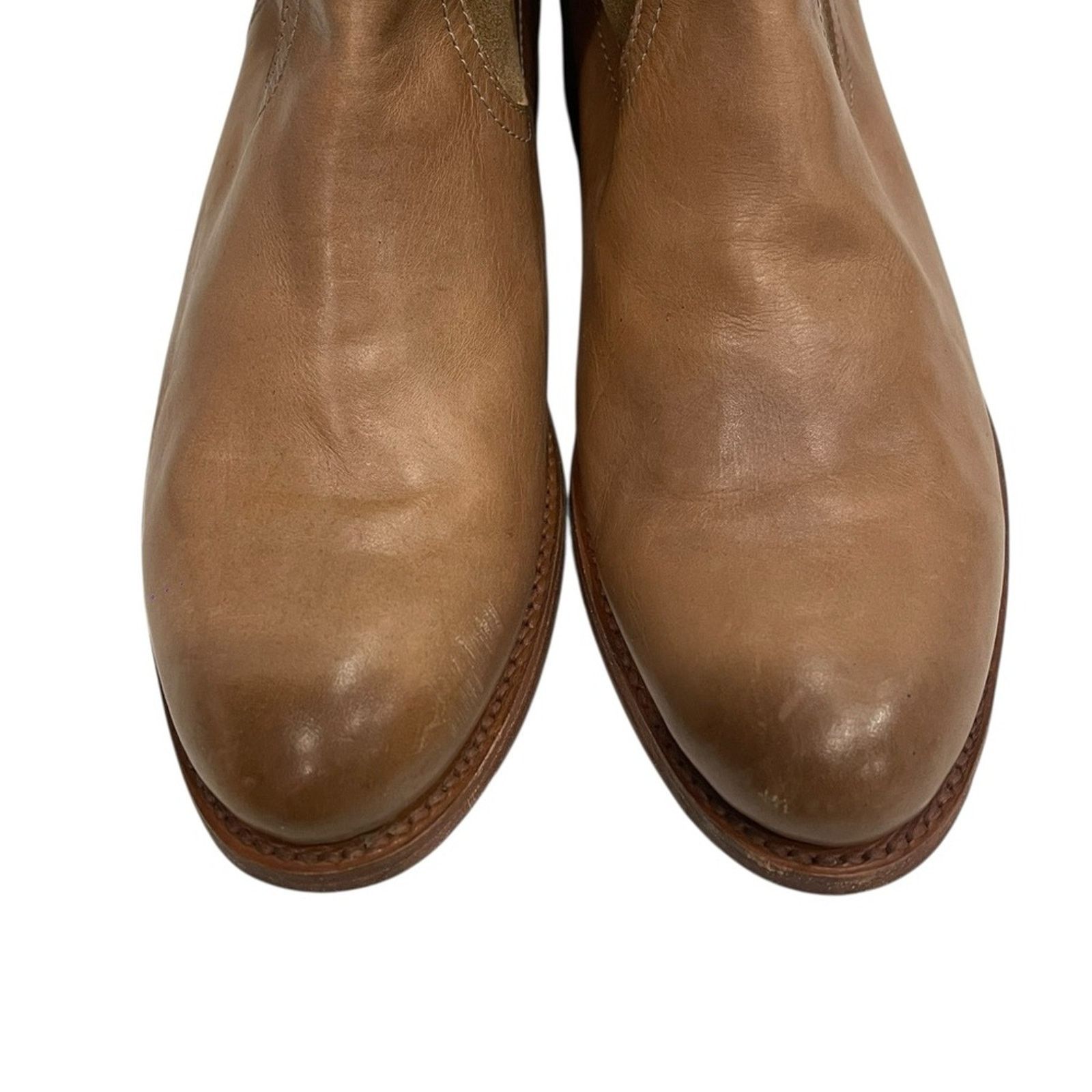 Frye Frye Jamie Zip Bootie Ankle Boot Brown Smooth Size 7.5 B Size US 7.5 / IT 37.5 - 7 Thumbnail