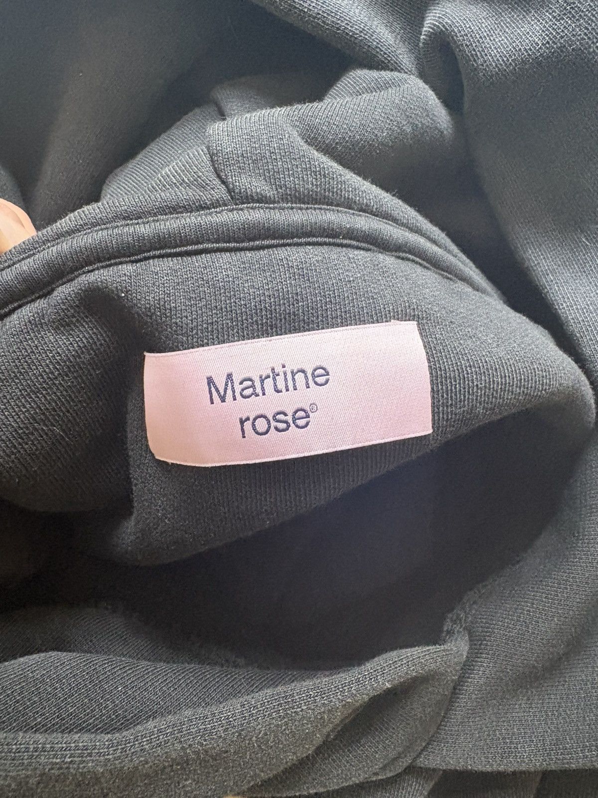 Martine Rose Martine Rose black logo hoodie Size US S / EU 44-46 / 1 - 3 Thumbnail