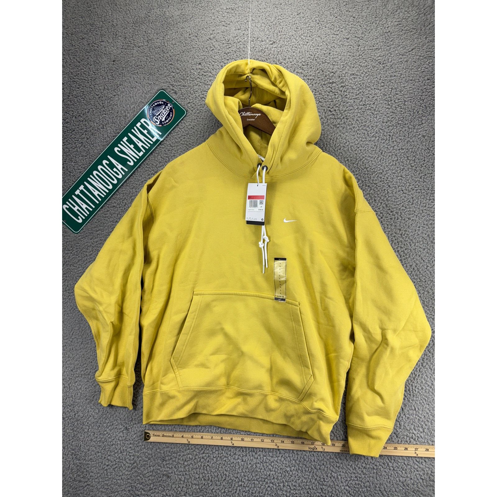 Nike Nike Solo Swoosh Fleece Heavyweight Pullover Hoodie Mens L Size US L / EU 52-54 / 3 - 1 Thumbnail