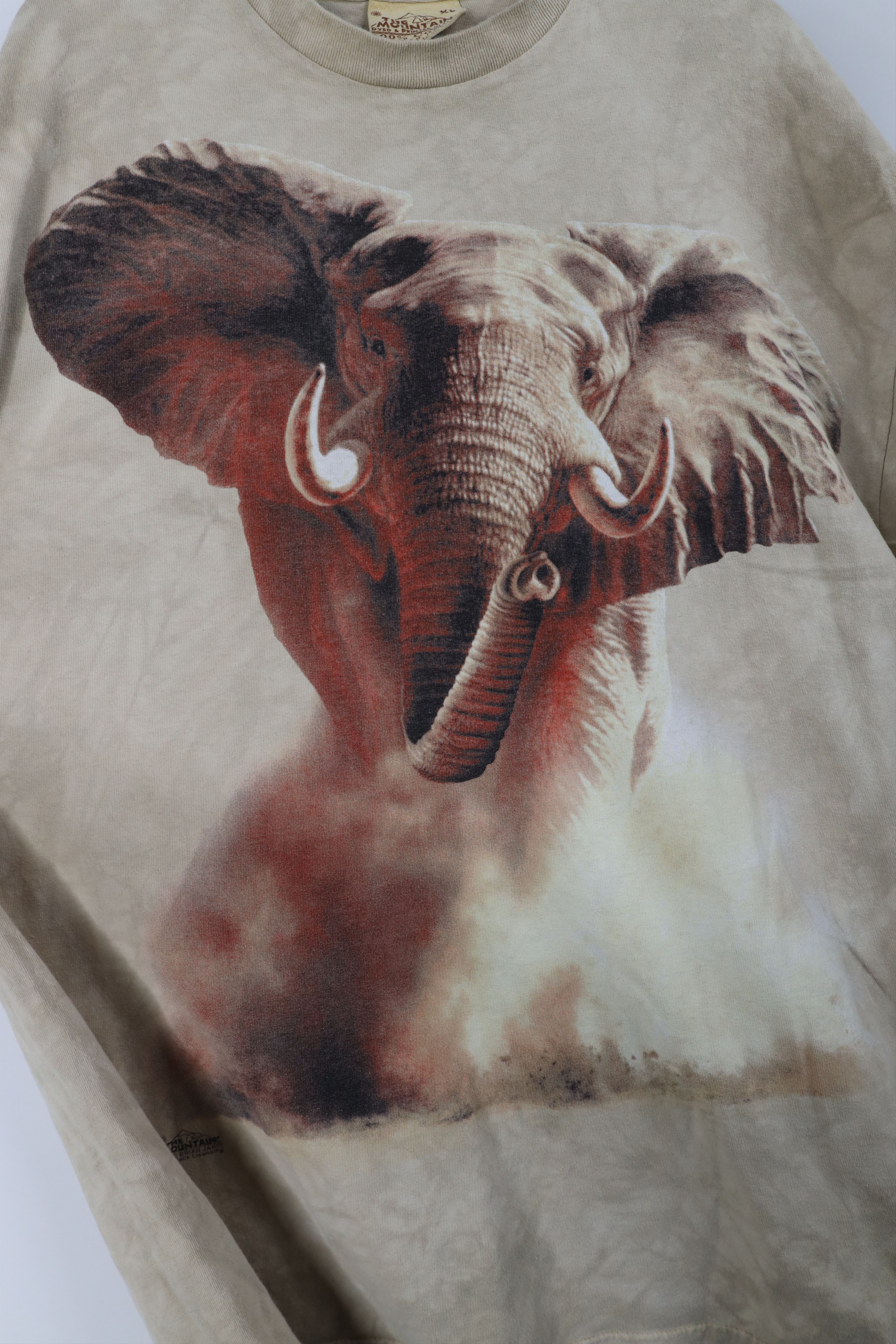 Vintage Vintage Y2K 2002 Streetwear Elephant Wildlife T-Shirt Size US XL / EU 56 / 4 - 5 Thumbnail