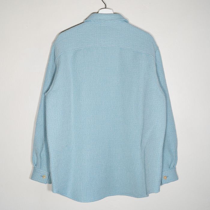 Auralee Shetland Wool Cotton Woven Shirt Blouson | Grailed