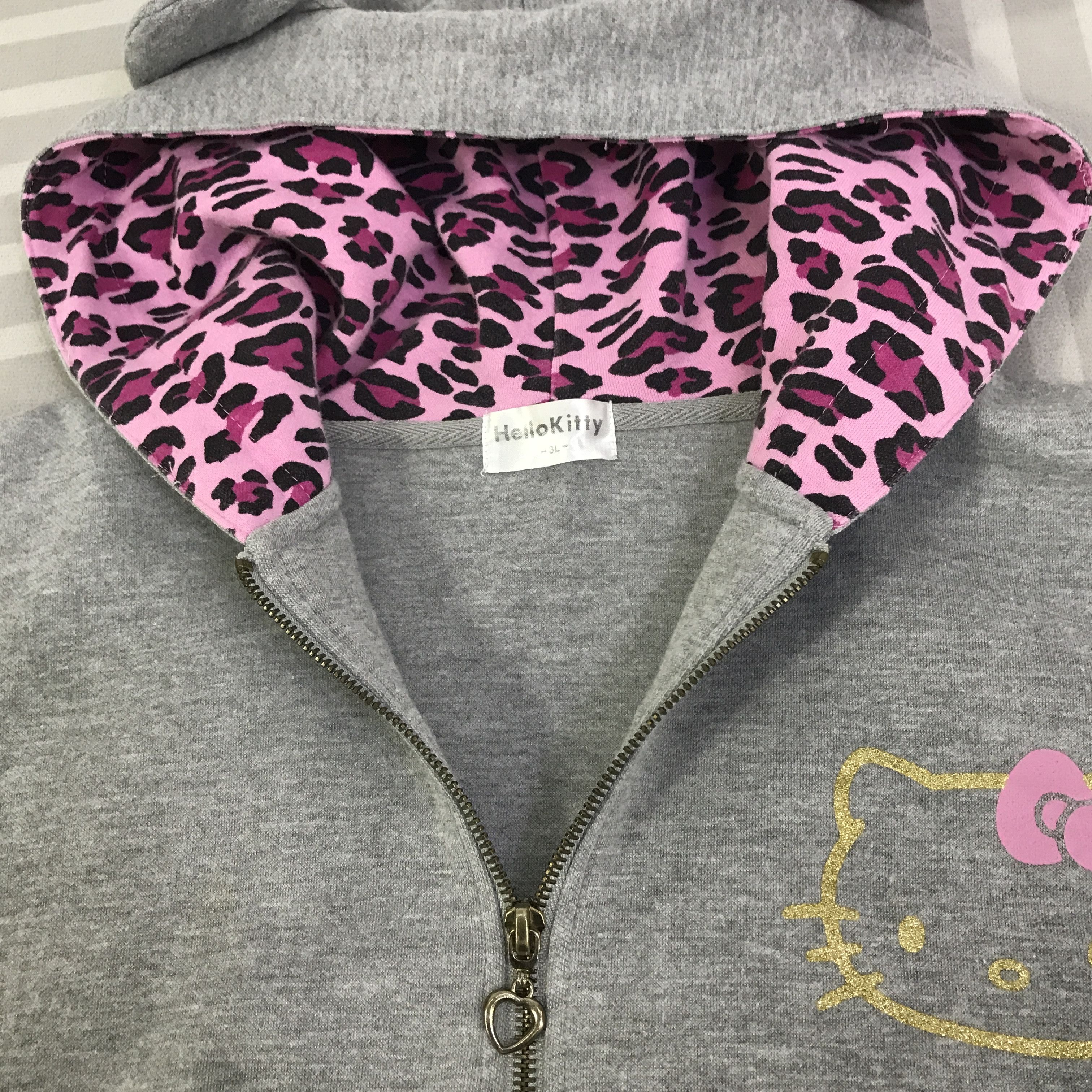 Japanese Brand Vintage Hello Kitty Hoodies K127B2 Size L / US 10 / IT 46 - 5 Thumbnail