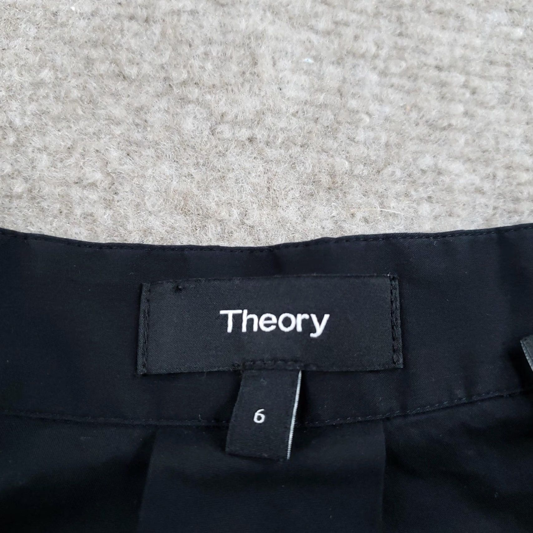 Theory Theory Dress Black Off Shoulder Zizinna Shift 3/4 Sleeve Cotton Womens Size 6 Size M / US 6-8 / IT 42-44 - 5 Thumbnail