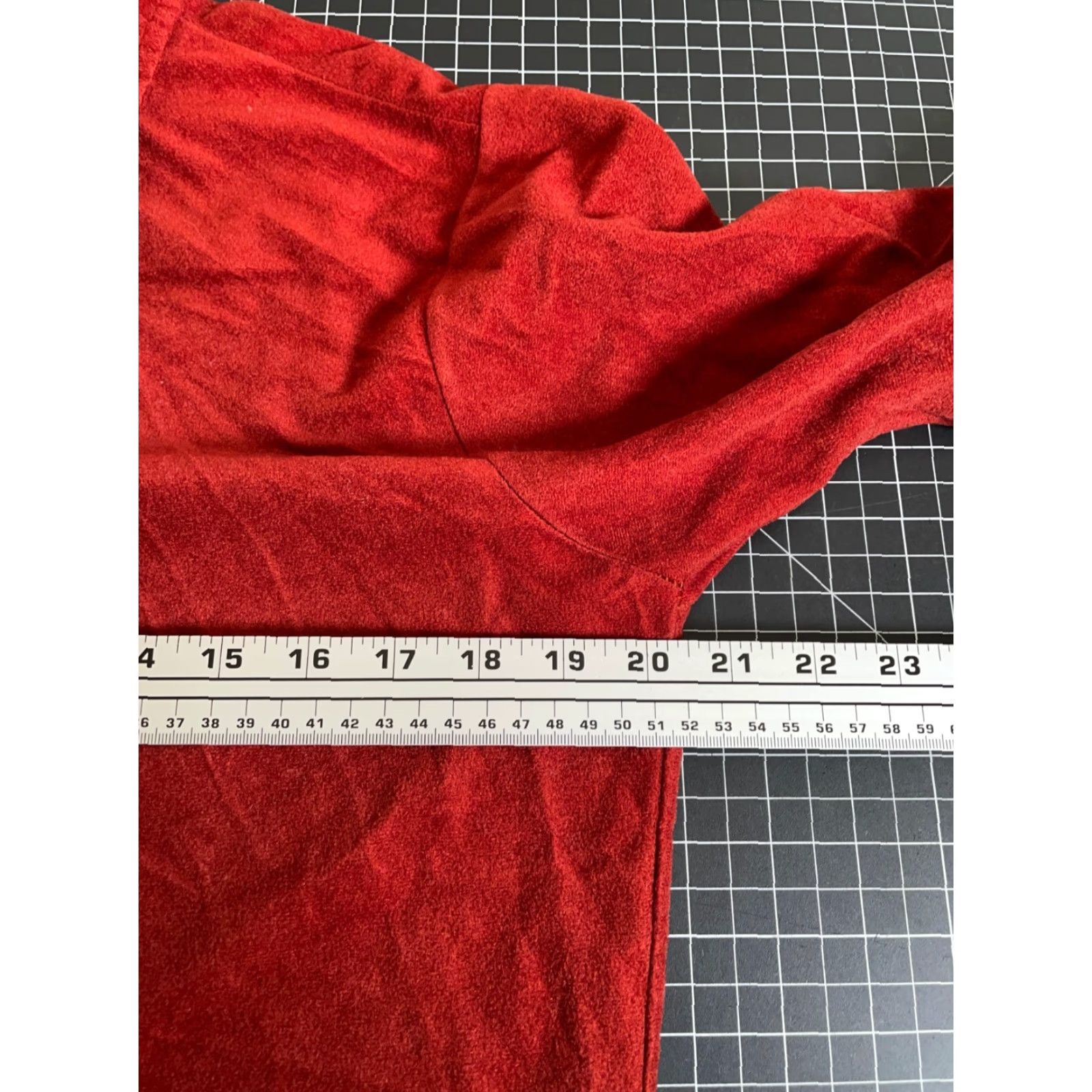 Velvet Vintage K-mart 80s Velvet Long Sleeve Polo Shirt Men M Burnt Red Retro 90s Preppy Size US M / EU 48-50 / 2 - 5 Thumbnail