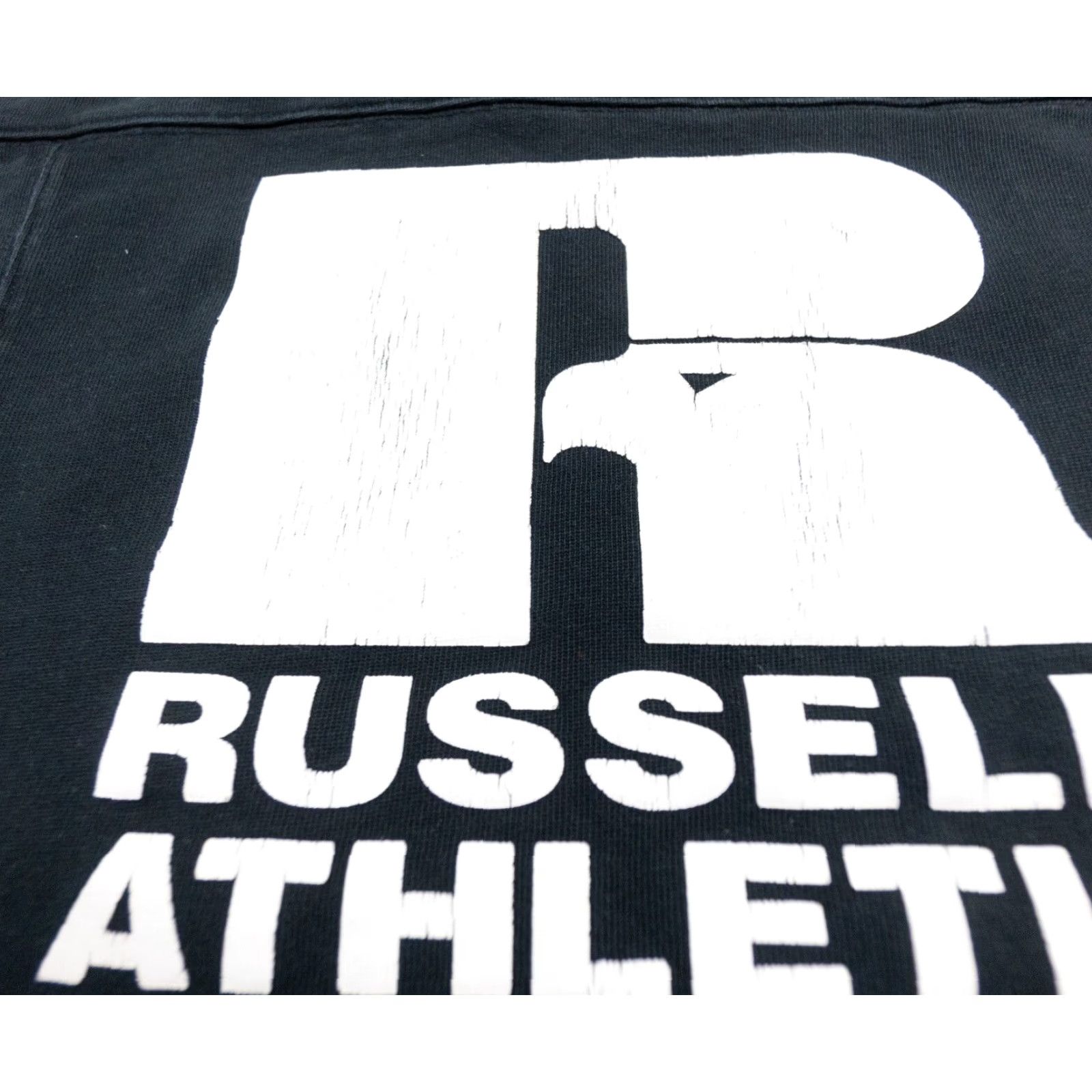 Russell Athletic VINTAGE Russell Athletic Shirt Mens Medium Black Crewneck Short Sleeve Heavy Tee Adult Size US M / EU 48-50 / 2 - 3 Thumbnail