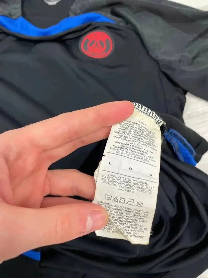 Jordan Brand Jordan x PSG Paris Saint Germain 2022 2023 Training Jersey Size US L / EU 52-54 / 3 - 7 Thumbnail