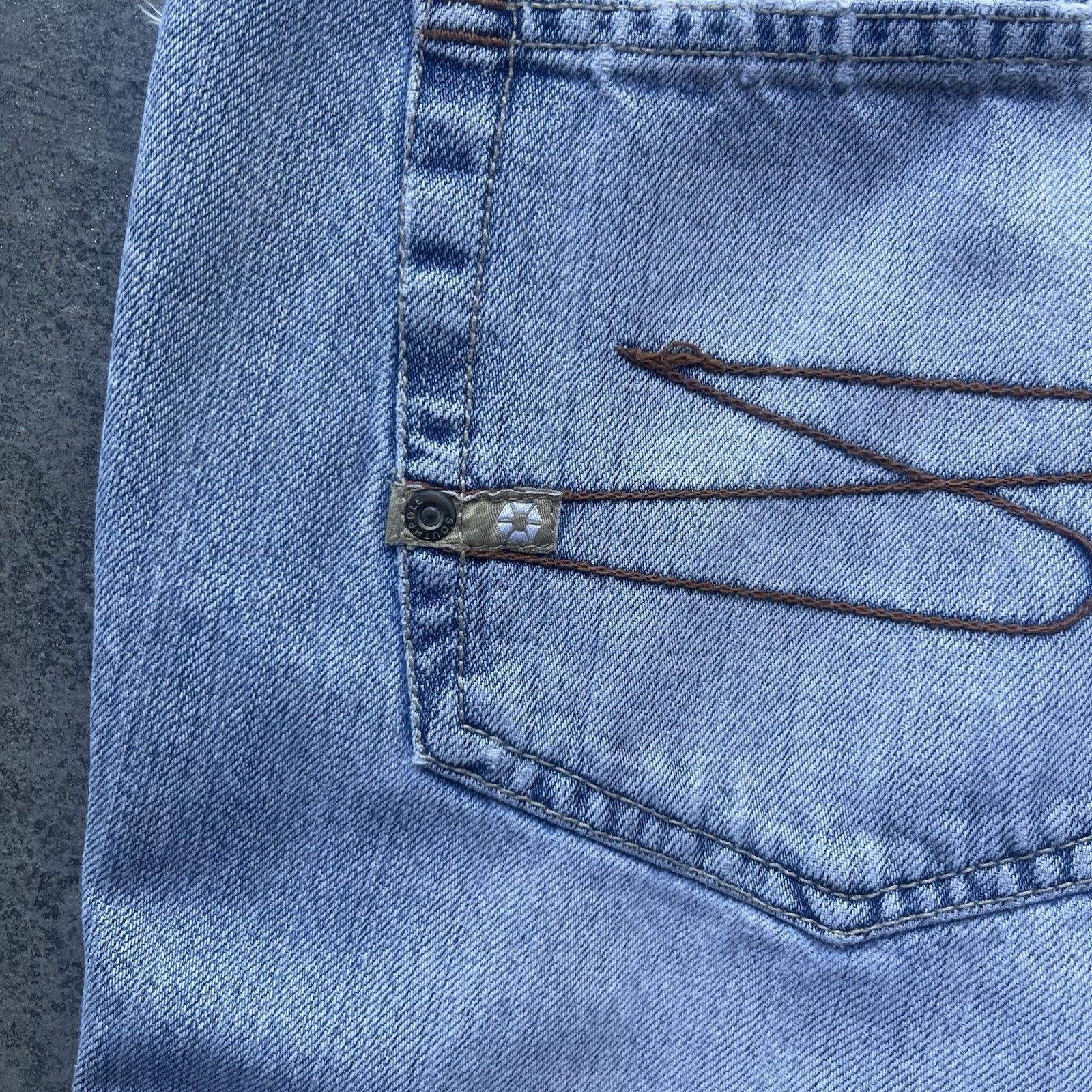Southpole Vintage Distressed Baggy Southpole Jeans Men 36 X 32 Light W Size US 36 / EU 52 - 3 Thumbnail