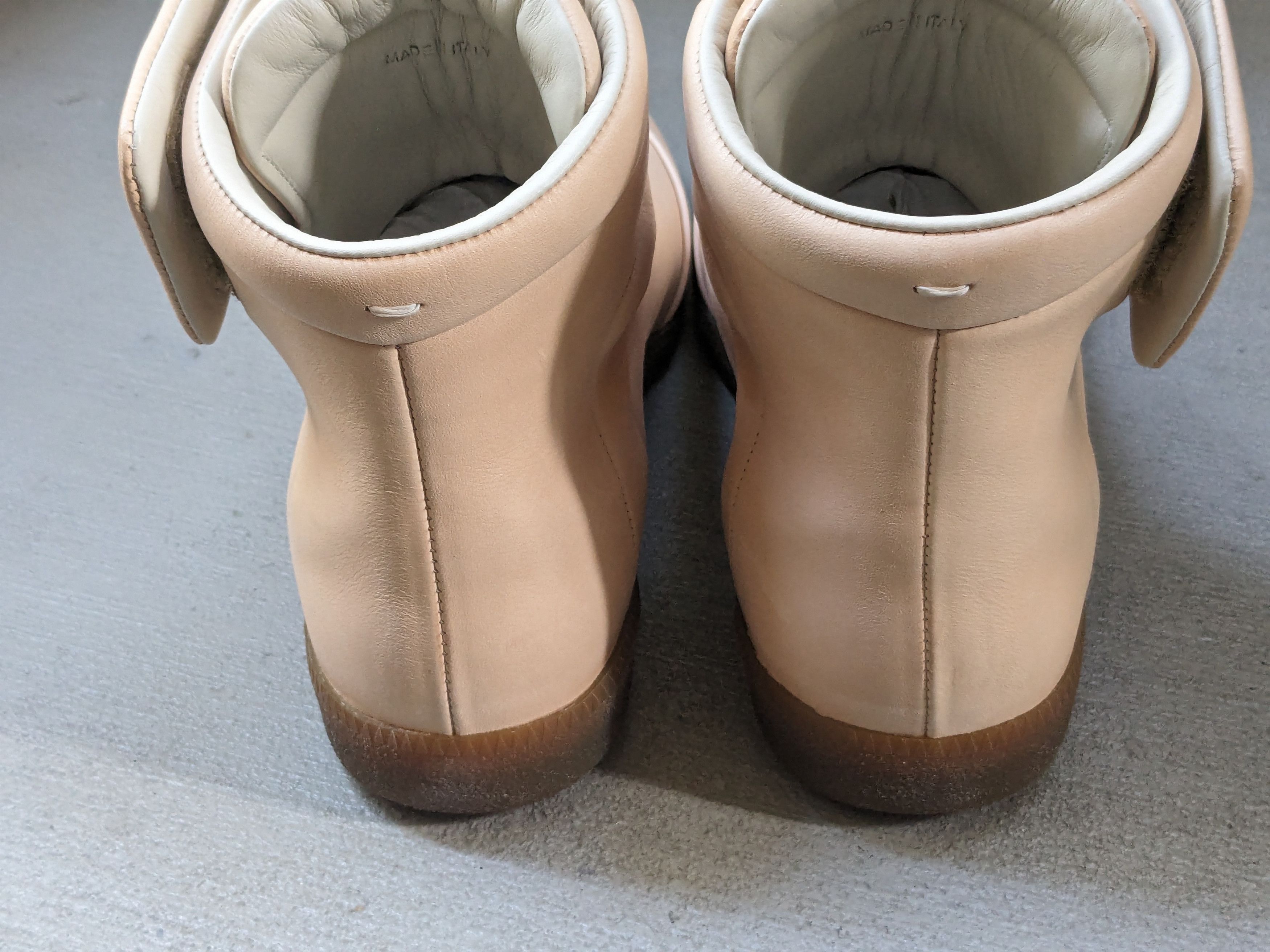 Maison Margiela Maison Margiela Future Beige 10 43 Leather High Tops Rare Size US 10 / EU 43 - 16 Thumbnail