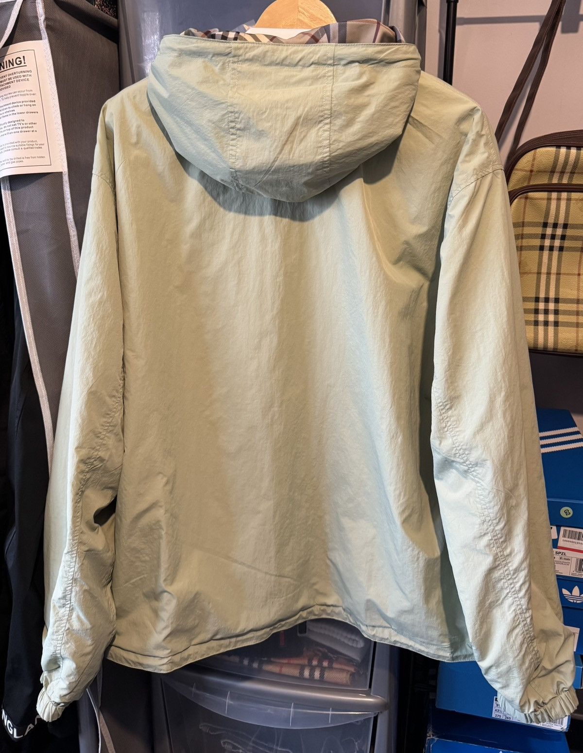Burberry Burberry Reversible Windbreaker Jacket Size US XL / EU 56 / 4 - 11 Thumbnail