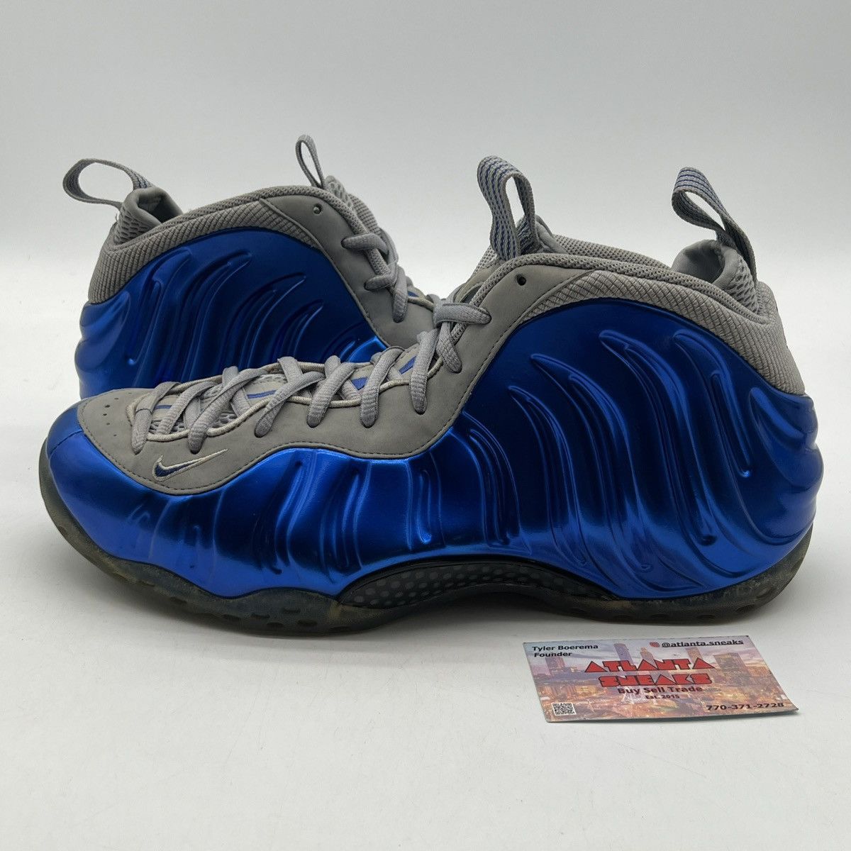 Nike Air Foamposite one sport blue Size US 13 / EU 46 - 1 Thumbnail