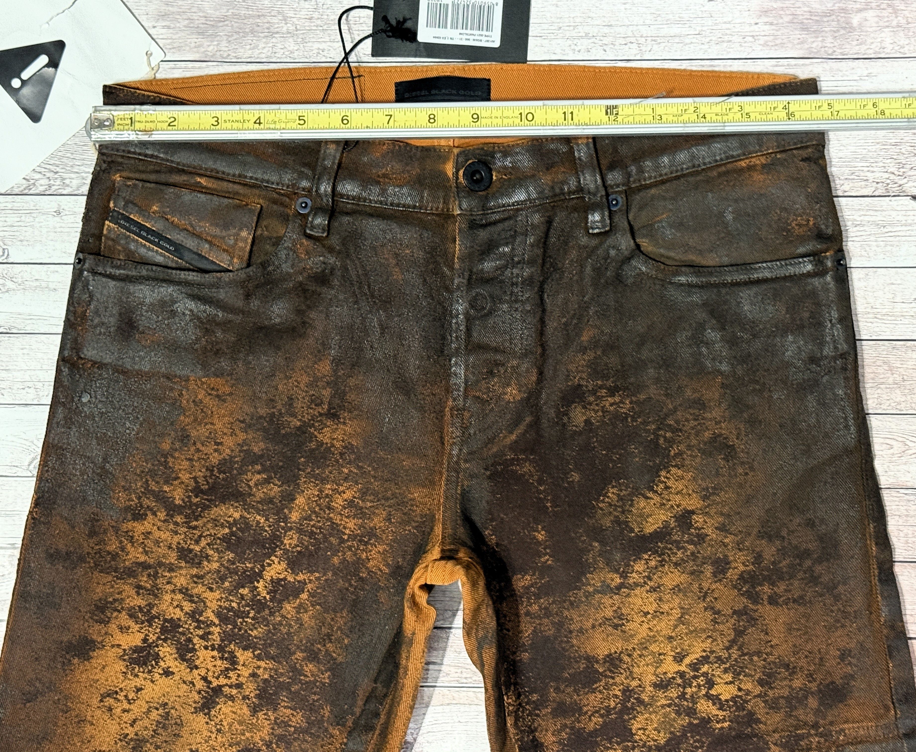 Diesel Diesel Black Gold jeans, One of a kind! Size US 31 - 2 Thumbnail