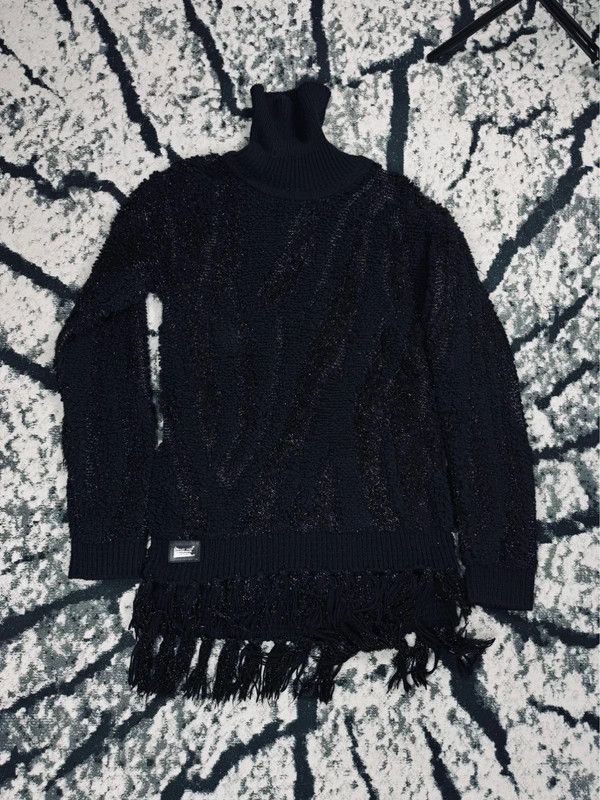 Philipp Plein Philipp Plein sweater black long wool S logo Size S / US 4 / IT 40 - 3 Thumbnail