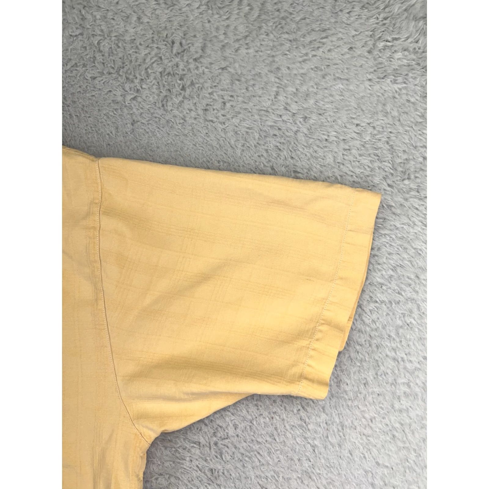 Tommy Bahama Tommy Bahama Shirt Men Extra Large Yellow Geometric 100% Silk Button Up Hawaiian Size US XL / EU 56 / 4 - 4 Thumbnail