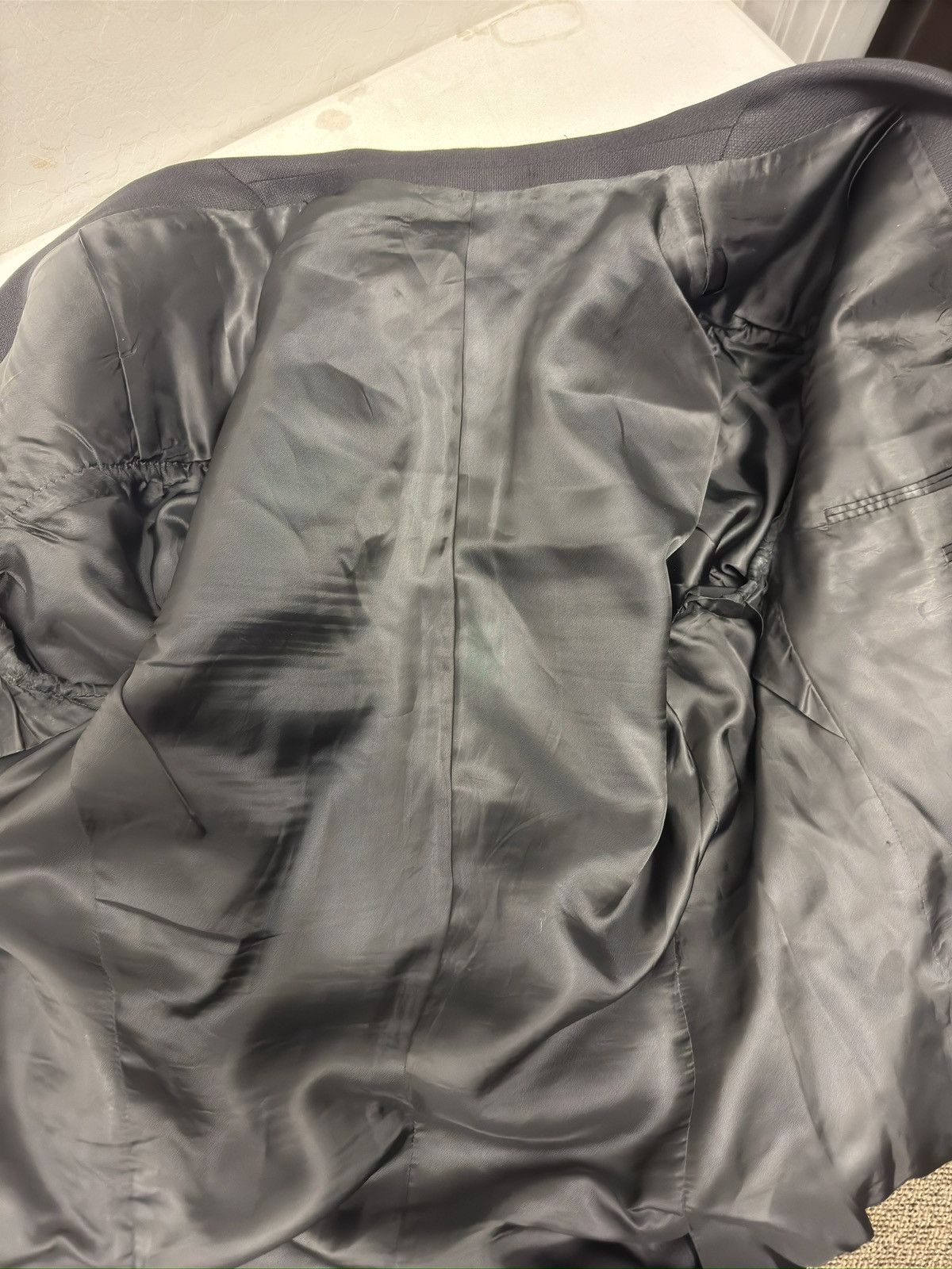 Ermenegildo Zegna Ermenegildo Zegna High Performance Textured Wool Jacket Size 46R - 9 Thumbnail