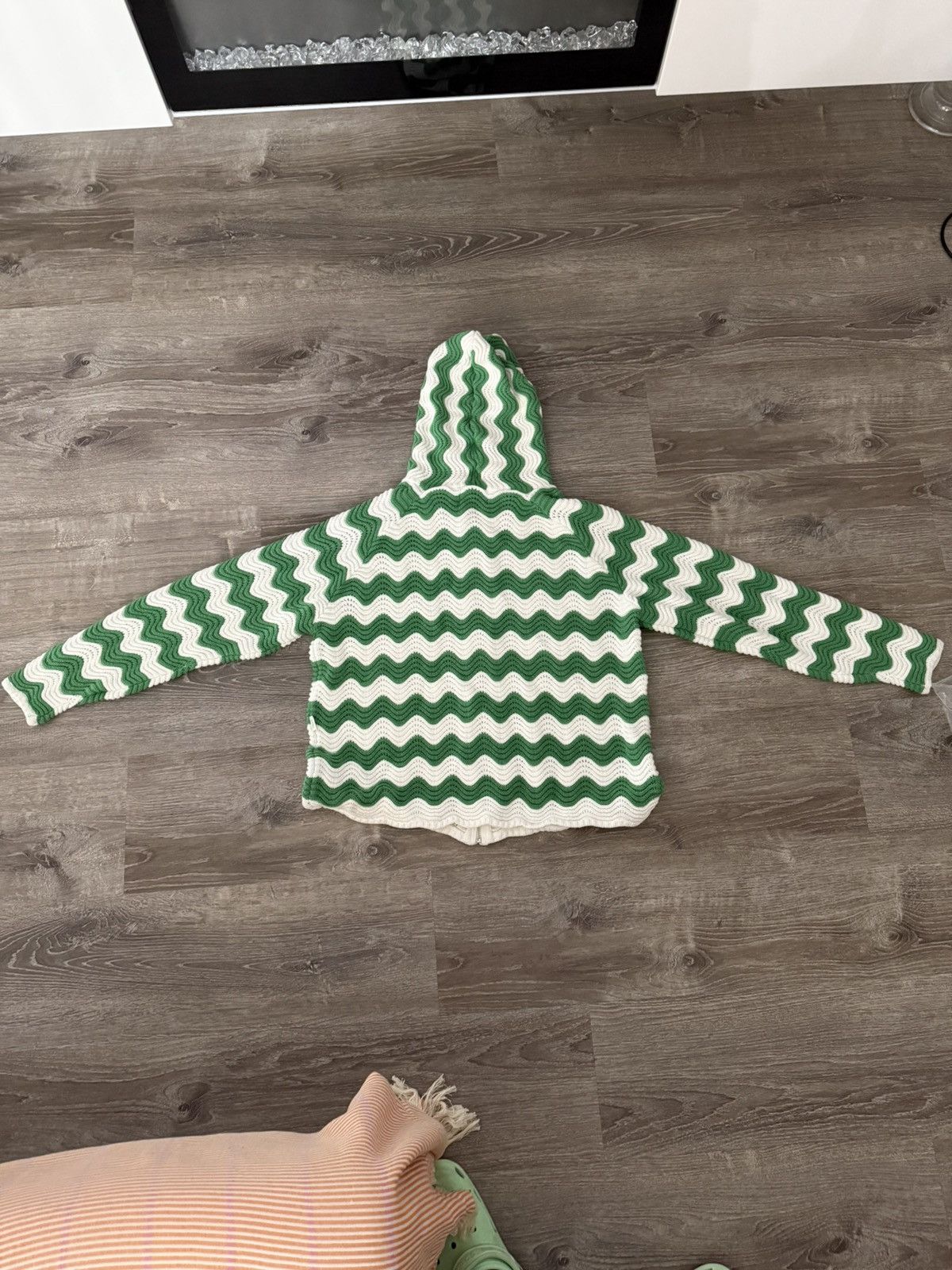 YITAI Yitai Green Shale Stitch Hoodie Medium Size US M / EU 48-50 / 2 - 3 Thumbnail