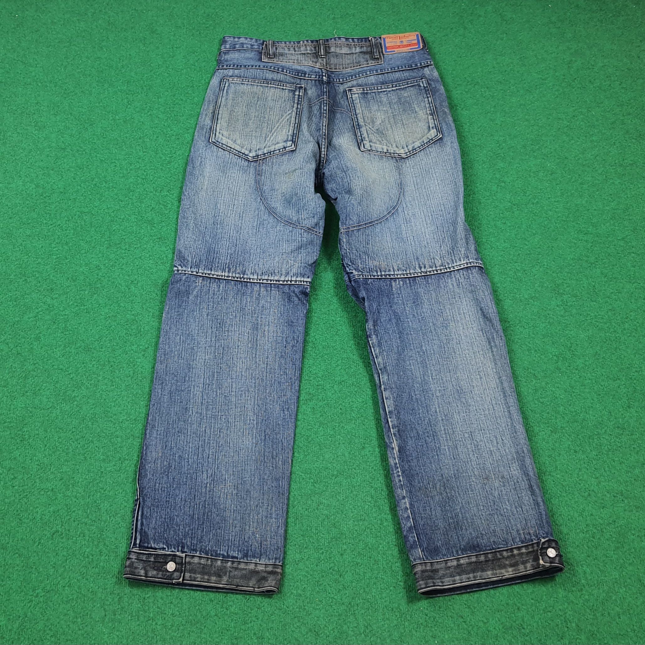 Diesel Vintage Diesel Industry Rabox Panelled Jeans GRUNGE C297N21 Size US 34 / EU 50 - 3 Thumbnail