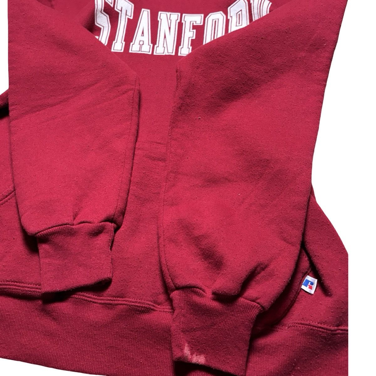 Russell Athletic Vintage Russell Athletics Stanford Hoodie Distressed USA L Size US L / EU 52-54 / 3 - 3 Thumbnail