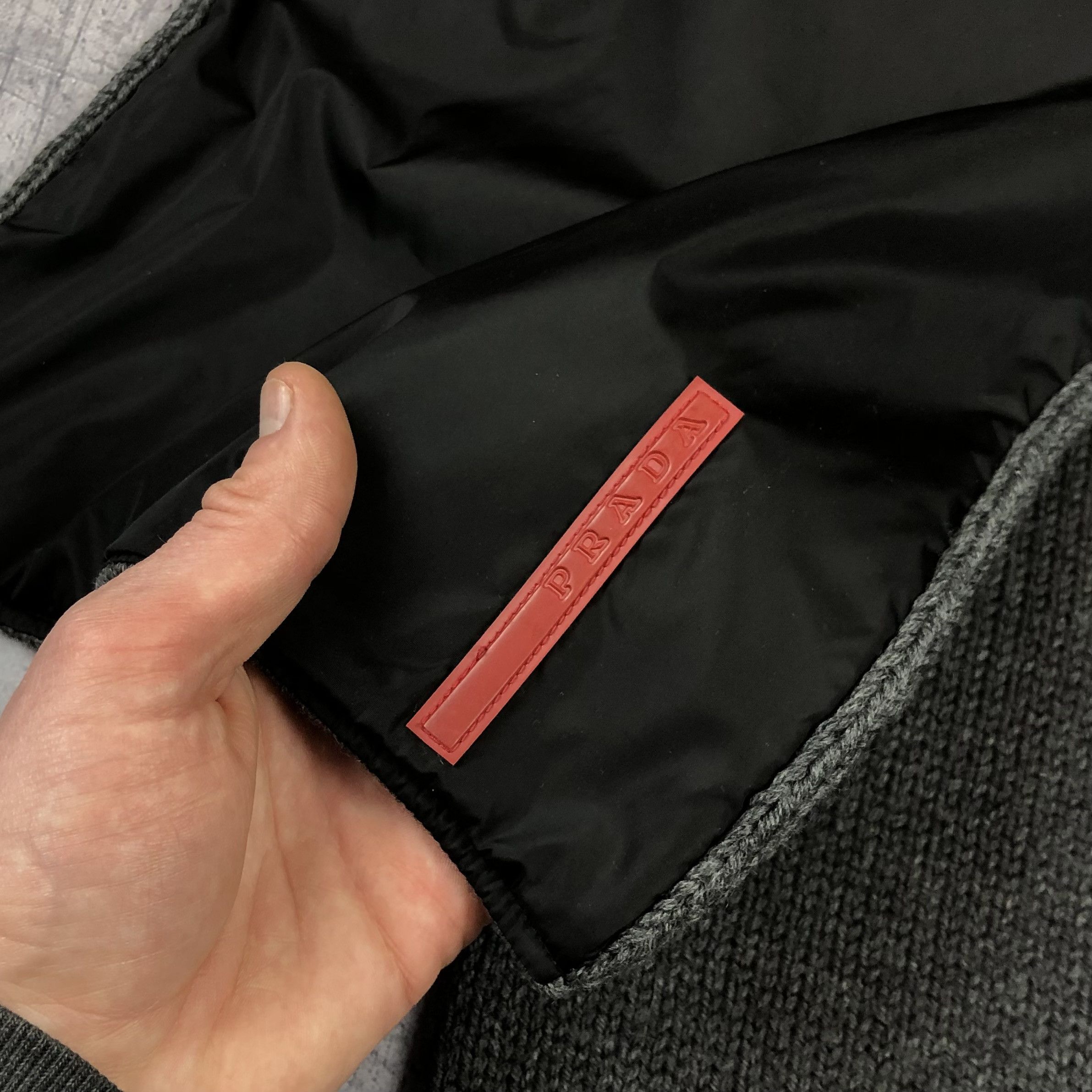 Prada Vintage Prada Wool Nylon Scarf Red Tab Size ONE SIZE - 5 Thumbnail