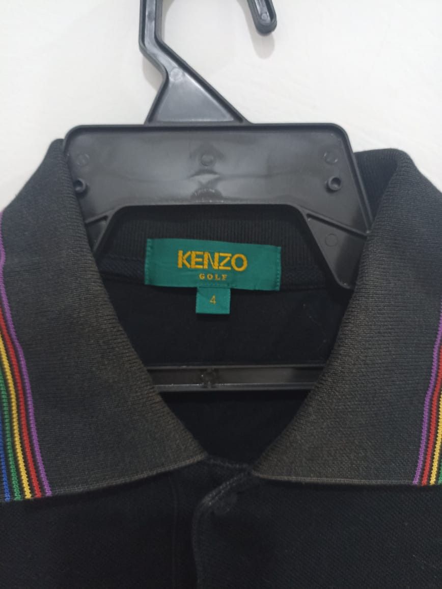 Kenzo Vintage Kenzo Button Up Black Tshirt Size US L / EU 52-54 / 3 - 3 Thumbnail