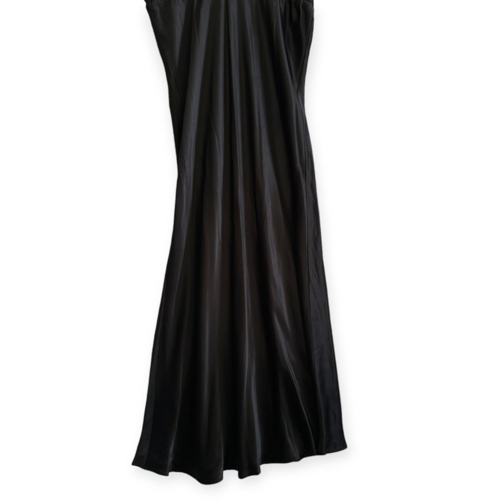 Generation Love Generation Love Arie Black Silk Maxi Dress, Size M, NWT, Hal Size M / US 6-8 / IT 42-44 - 7 Thumbnail