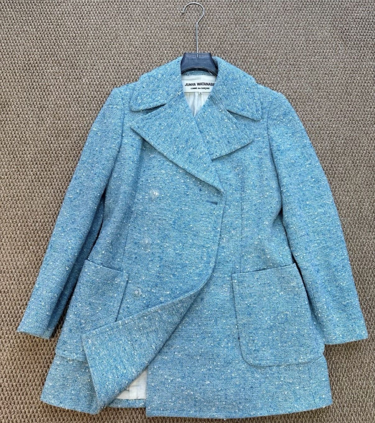 Junya Watanabe JUNYA WATANABE Speckled Tweed Double-Breasted Coat K23 Size M / US 6-8 / IT 42-44 - 4 Thumbnail