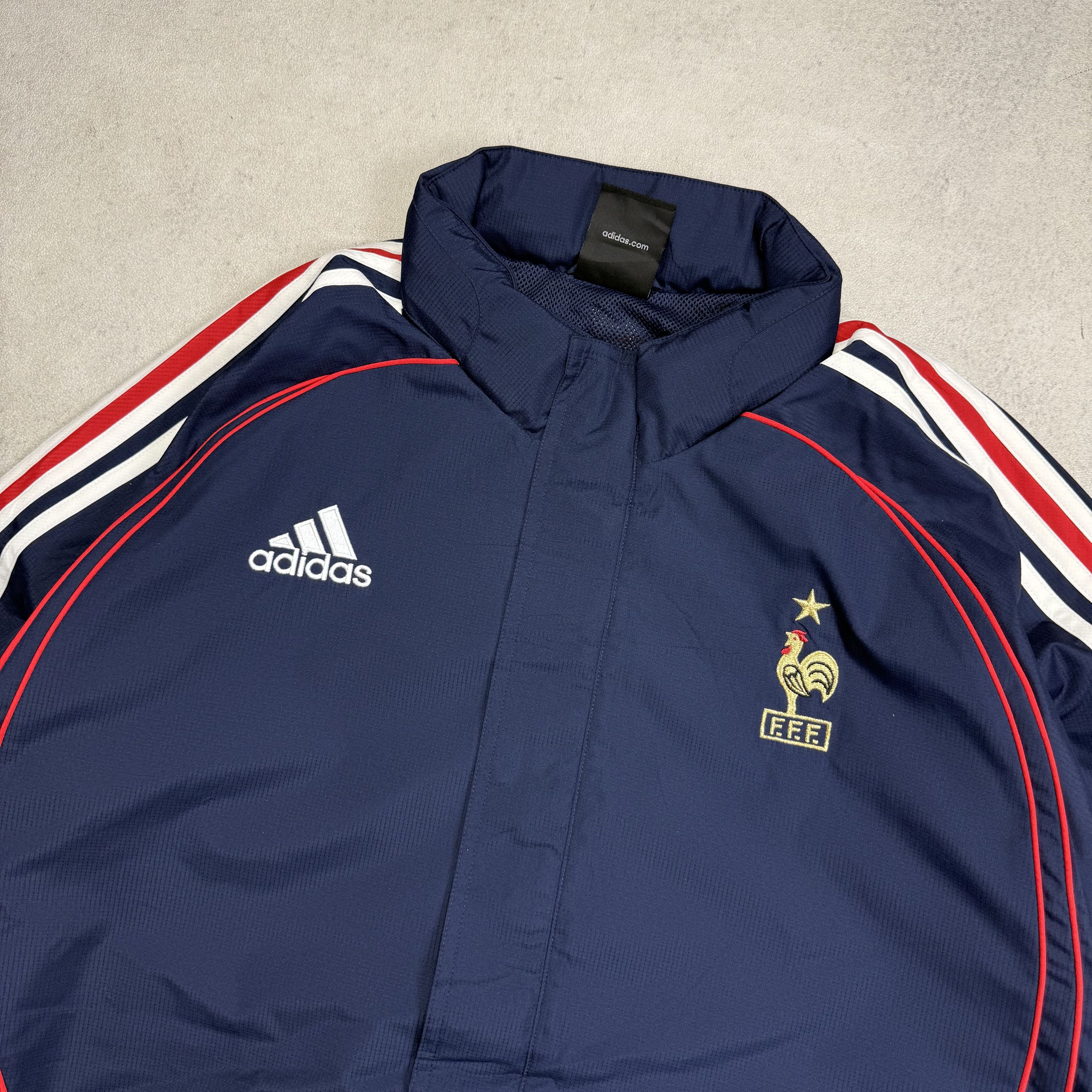 Adidas 2007-08 France Adidas Track Jacket Size US L / EU 52-54 / 3 - 4 Thumbnail