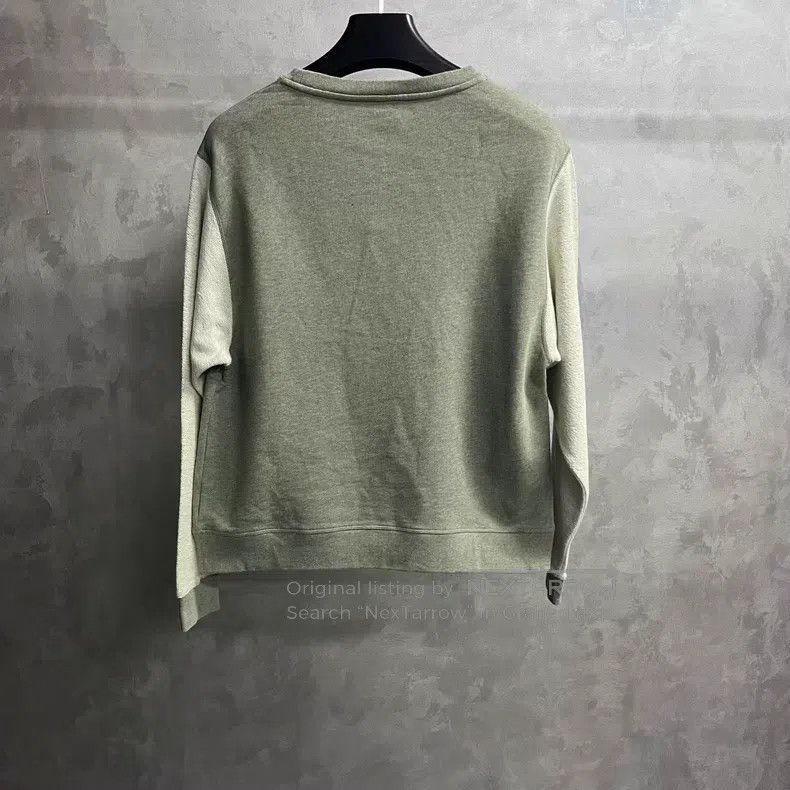 Loewe Loewe Green Brand Logo Color-blocked Hoodless Sweatshirt Size M / US 6-8 / IT 42-44 - 2 Thumbnail