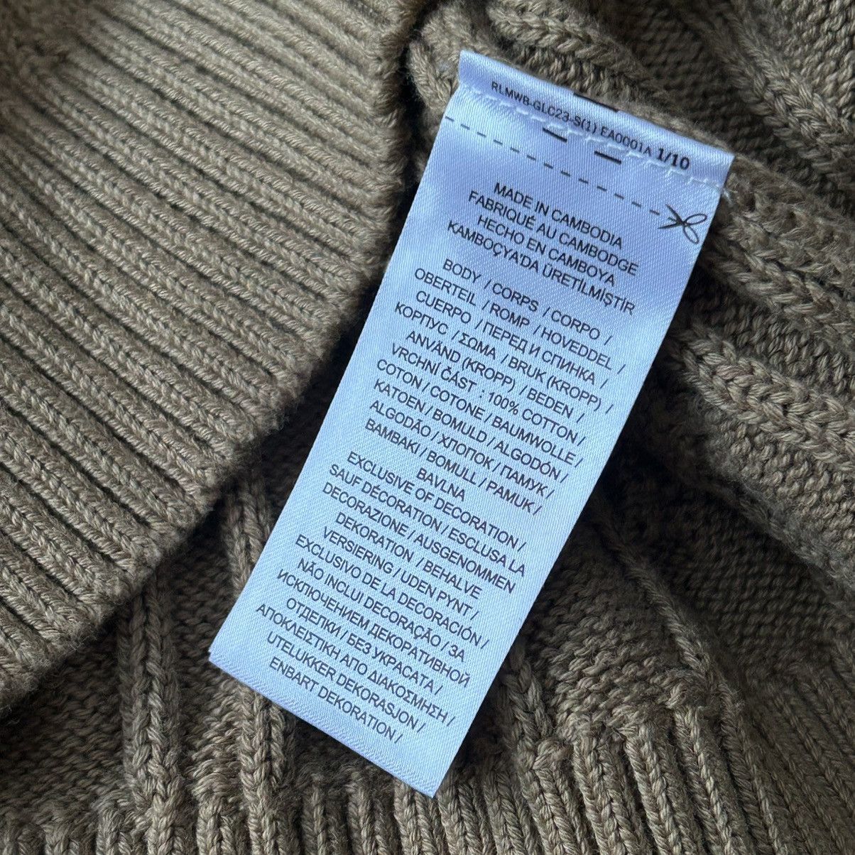 Polo Ralph Lauren Polo Ralph Lauren Woman’s Cable Knit Sweater Black Label Size L / US 10 / IT 46 - 14 Thumbnail
