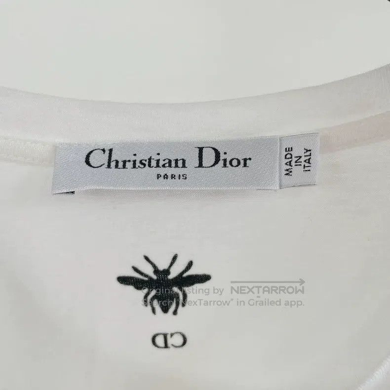Dior Dior White letter print T-shirt Size S / US 4 / IT 40 - 6 Thumbnail