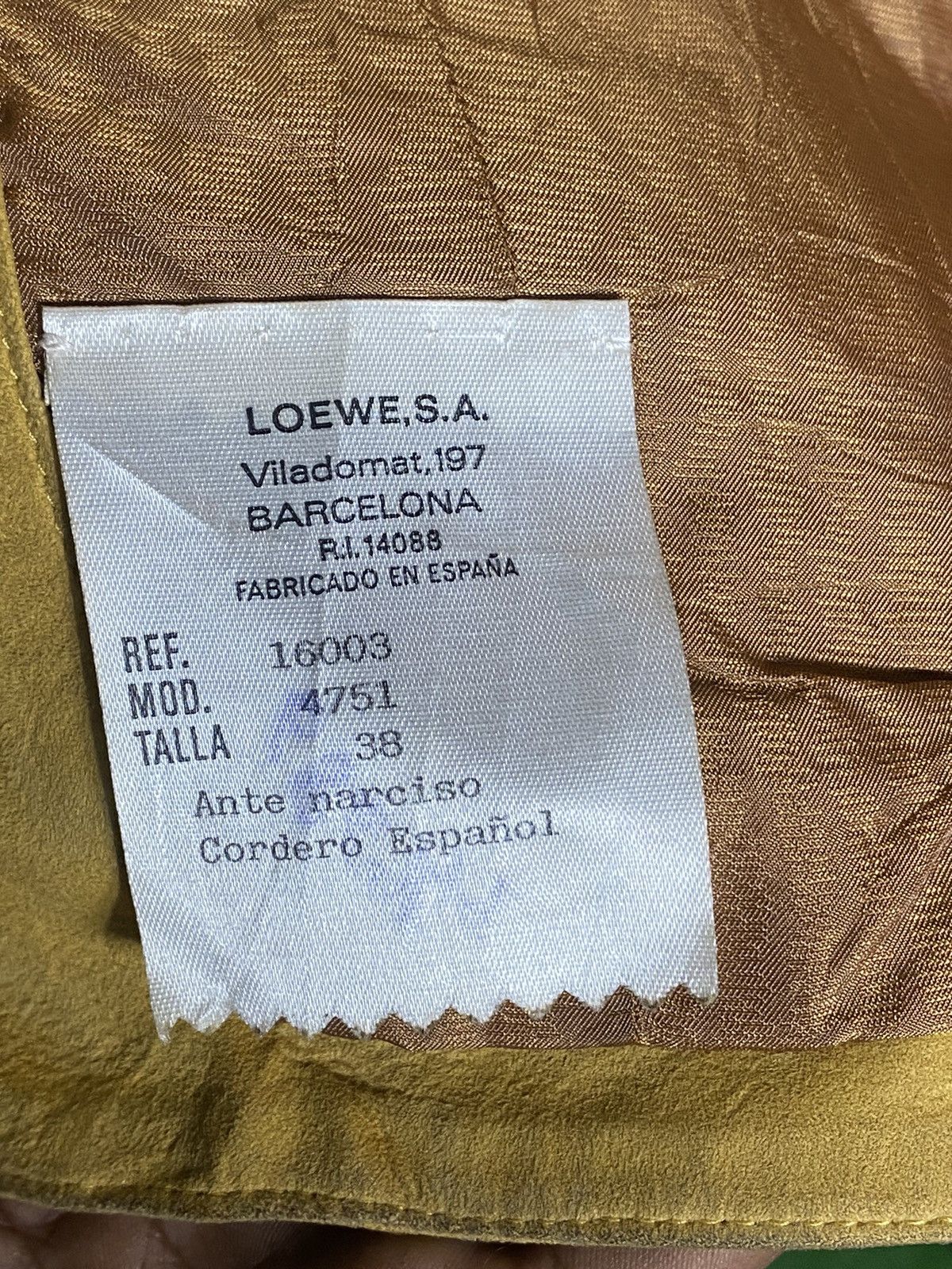 Loewe LOEWE SUEDE LEATHER JACKET Size XS / US 0-2 / IT 36-38 - 7 Thumbnail