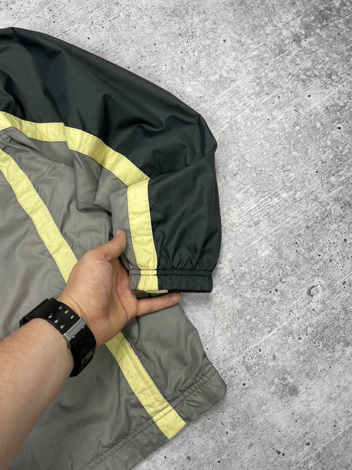 Nike × Vintage Vintage Nike 90’s Y2K Style Drill Nylon Big Back Logo Bomber Size US S / EU 44-46 / 1 - 5 Thumbnail